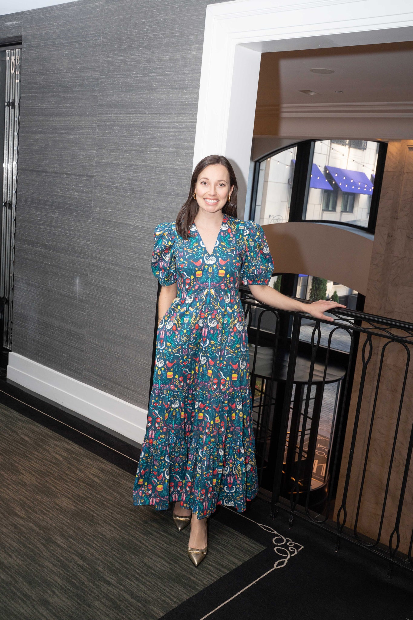 Sheridan French Margot Dress - Twelve Days Navy