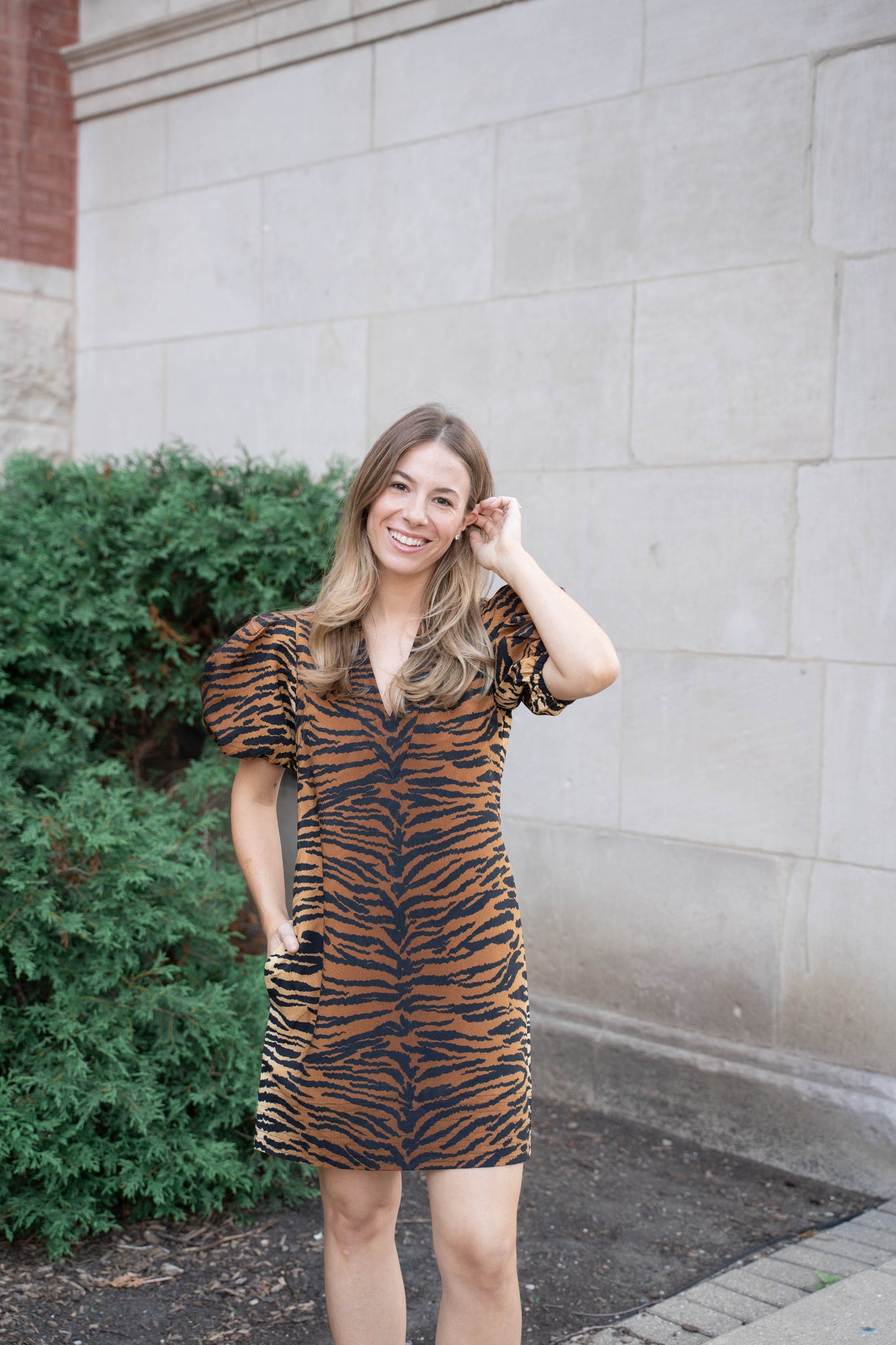 Emily McCarthy Hampton Mini - Tiger Jacquard