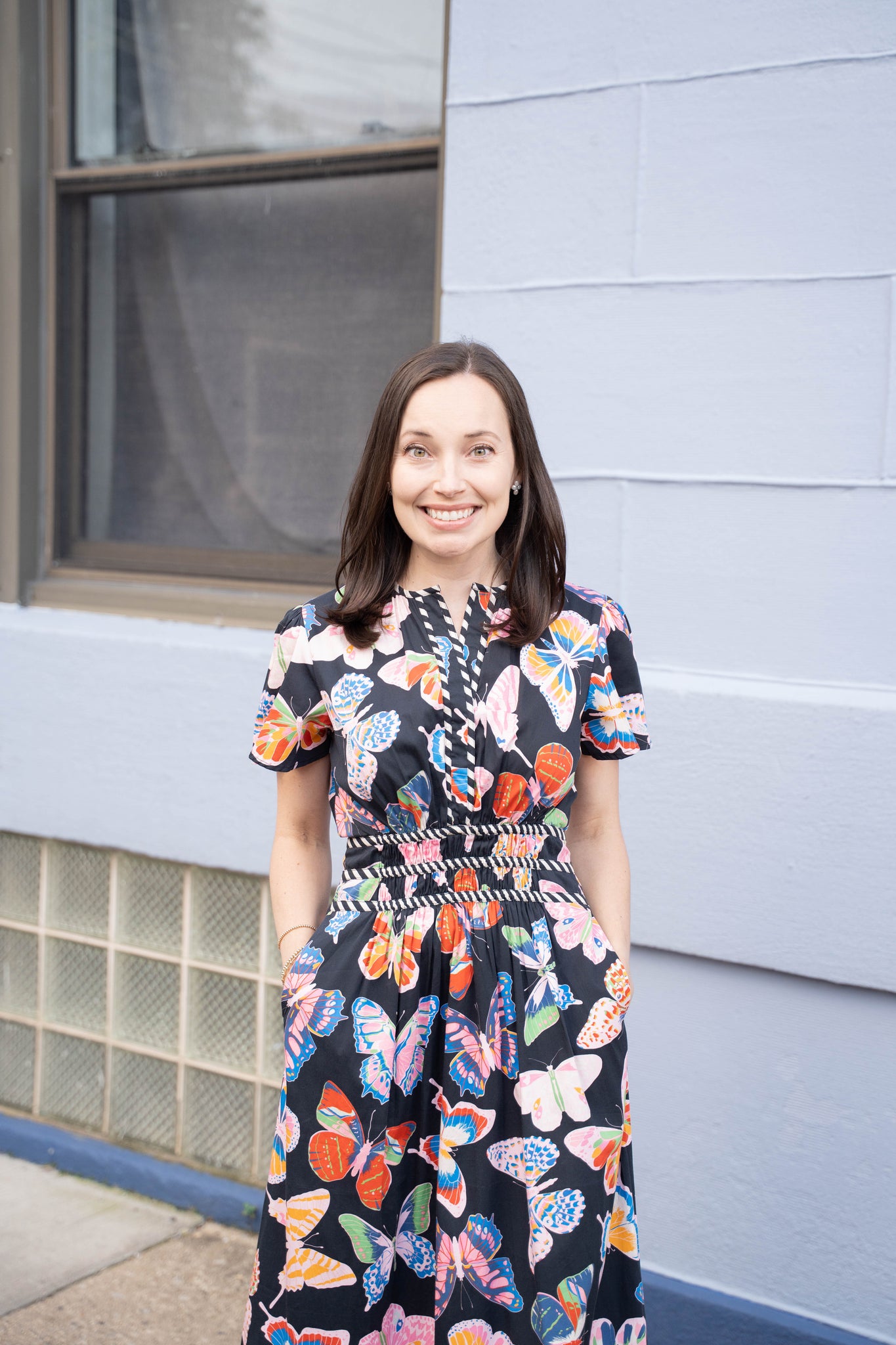 Sheridan French Eloise Dress - Midnight Mariposa