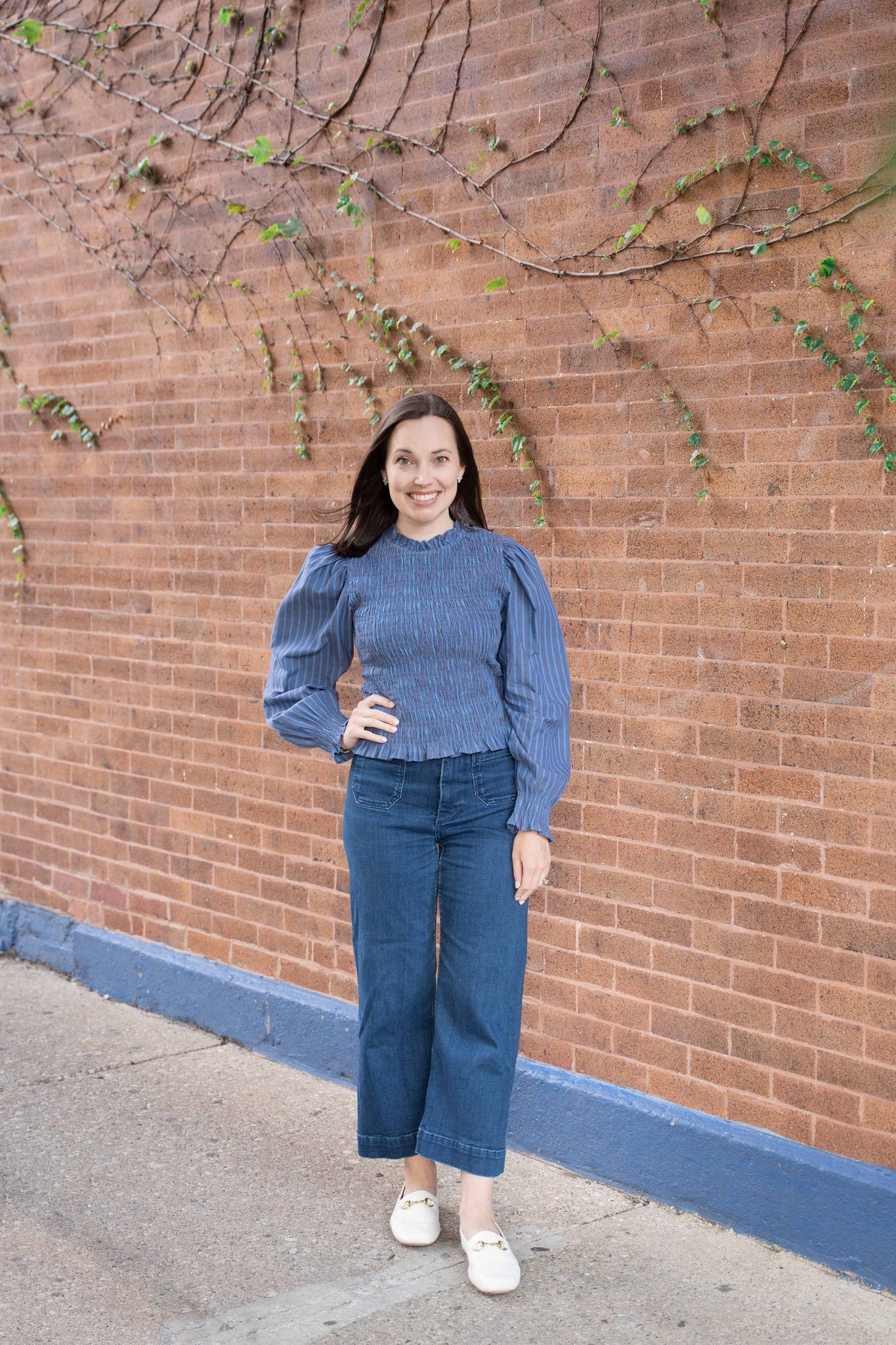 Oliphant Willow Top - Morgan Blue
