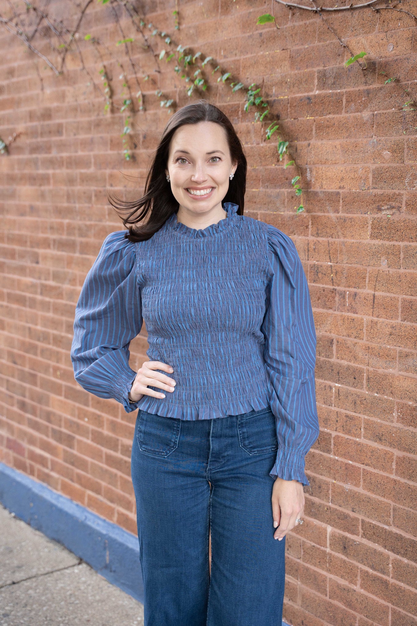 Oliphant Willow Top - Morgan Blue