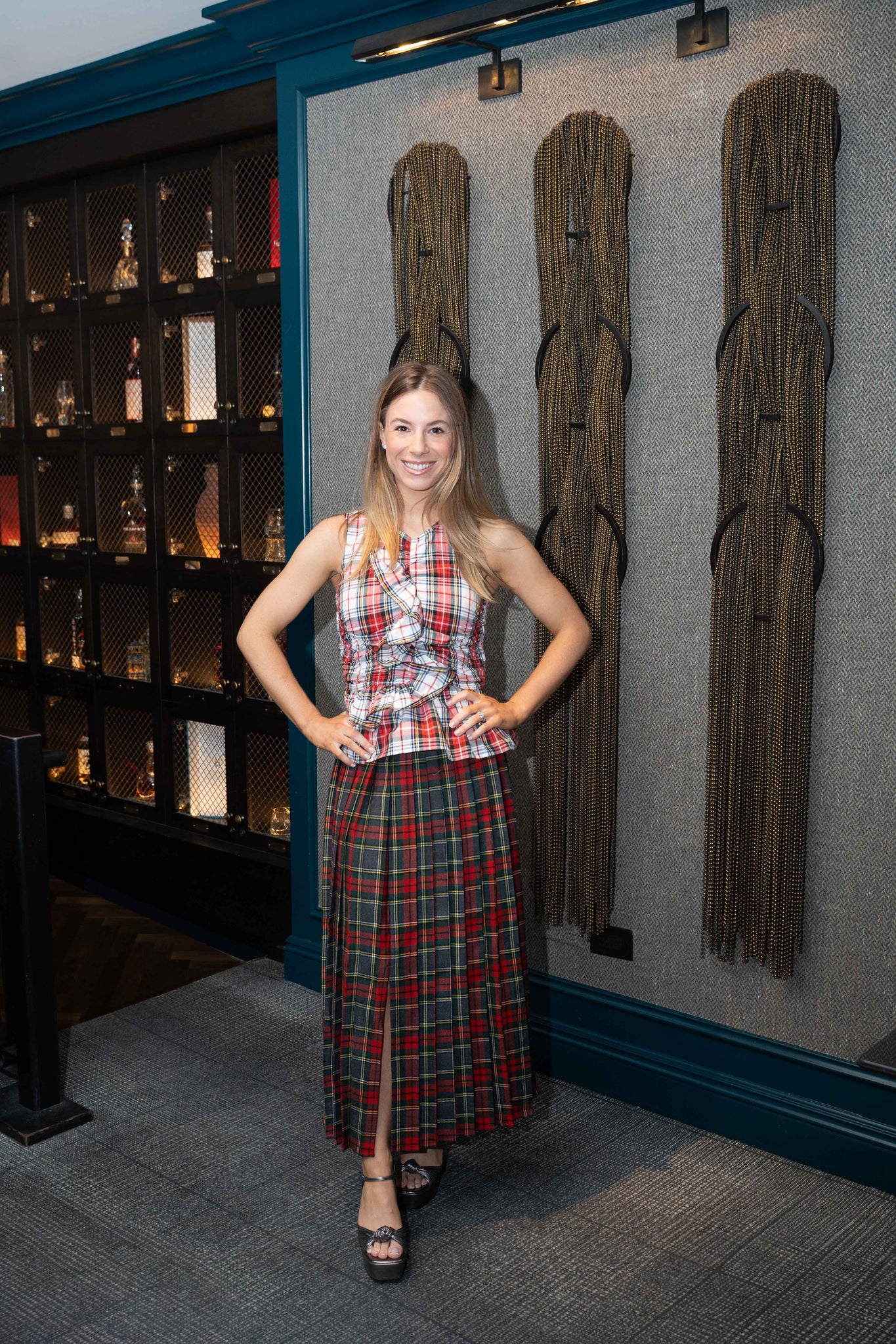 Hunter Bell Doering Top - Carlyle Plaid