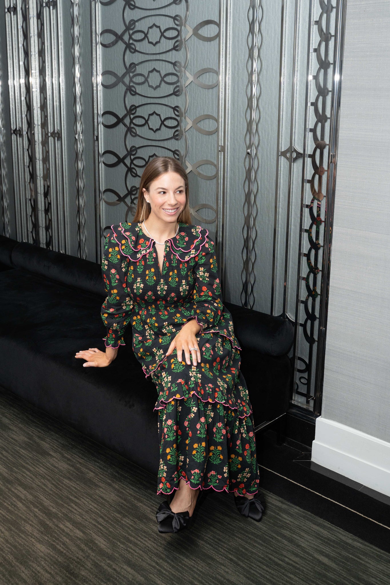 Pink City Prints Rita Dress - Rose Buta