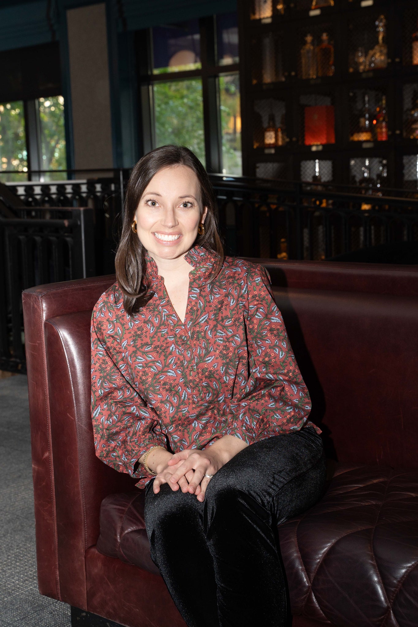 Double A Daniella Top - Climbing Floral