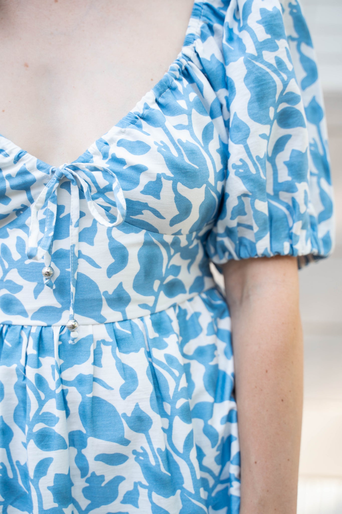 Neve & Noor Lottie Dress - Sky Blue Petal