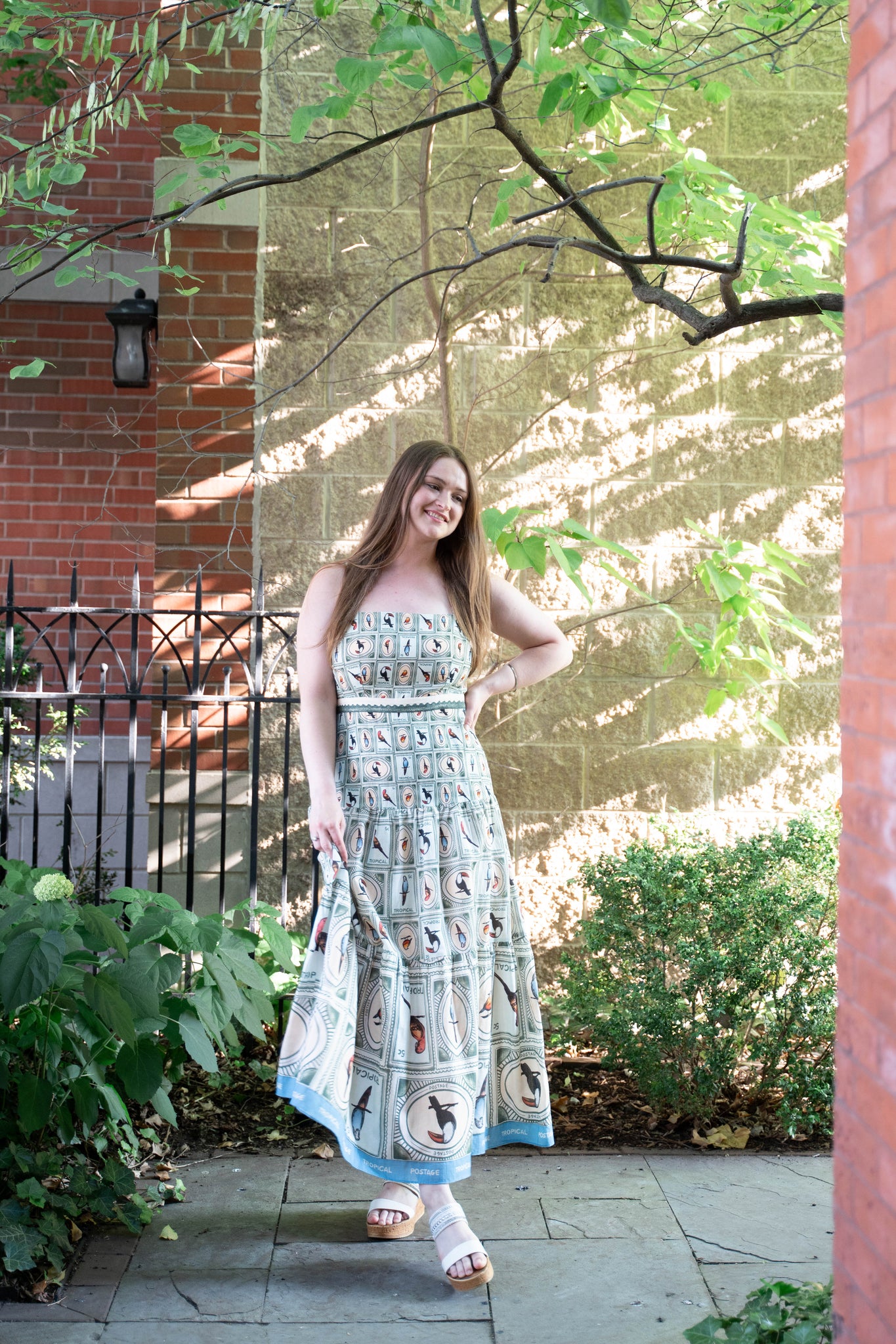 Anna Cate Mia Midi Dress - Parakeet