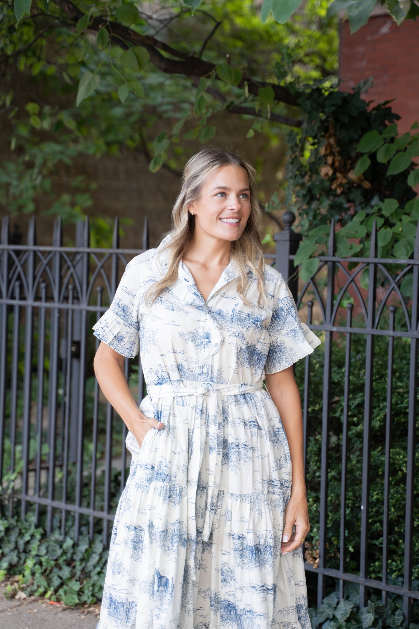 Mille Victoria Dress - Western Toile