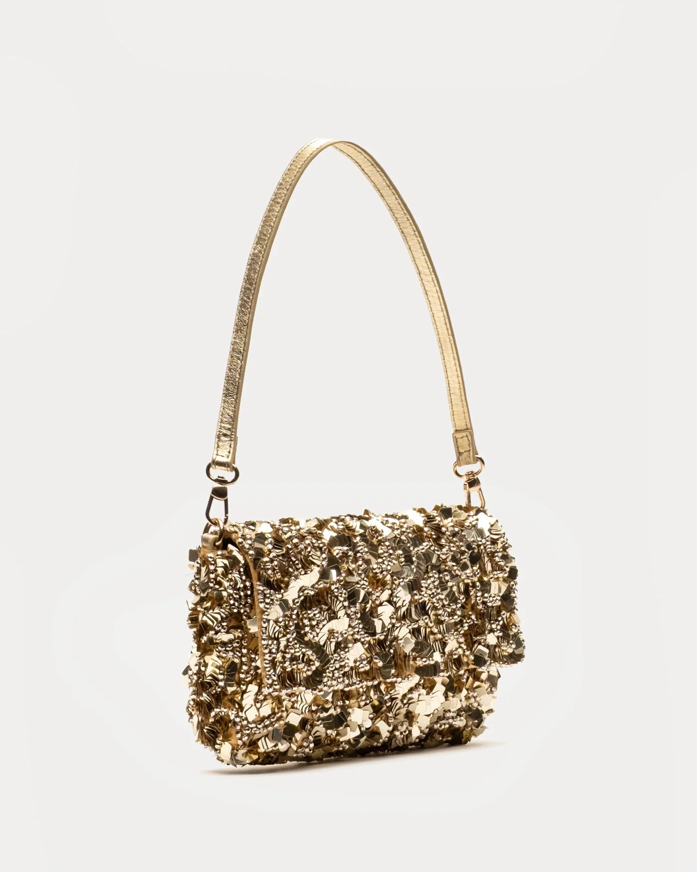 Frances Valentine Stardust Bag - Sequin Gold