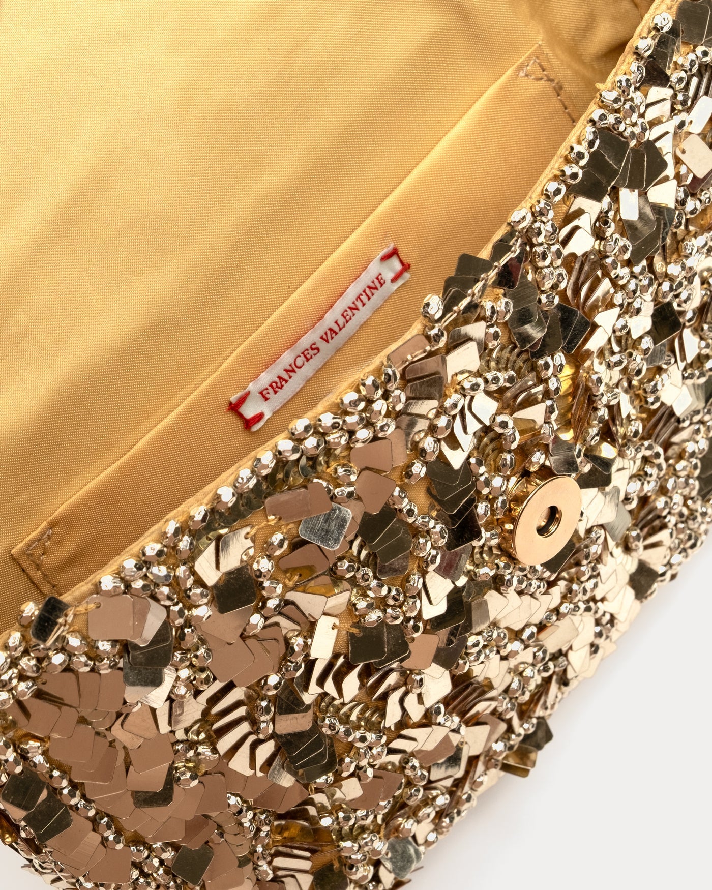 Frances Valentine Stardust Bag - Sequin Gold