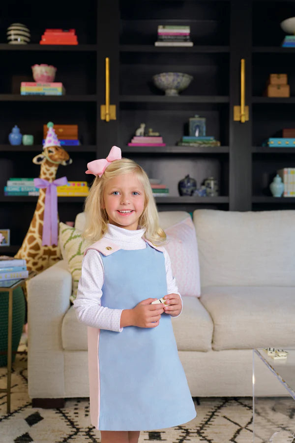 The Beaufort Bonnet Company Juliet Jumper - Corduroy Barrington Blue/Palm Beach Pink