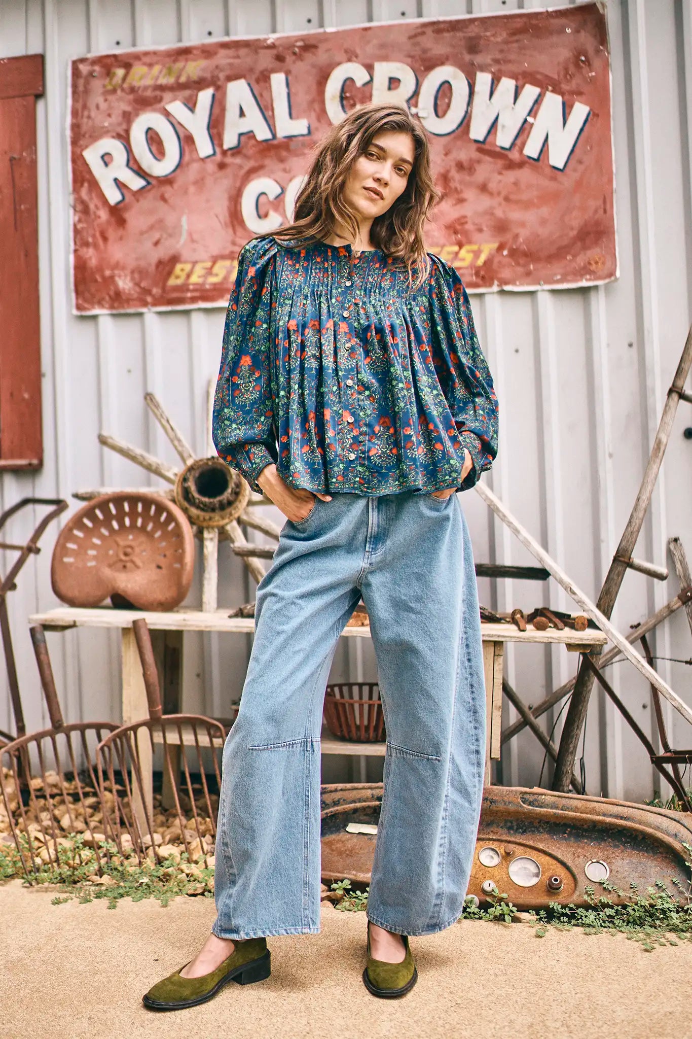 Hunter Bell Daphne Top - Midnight Garden