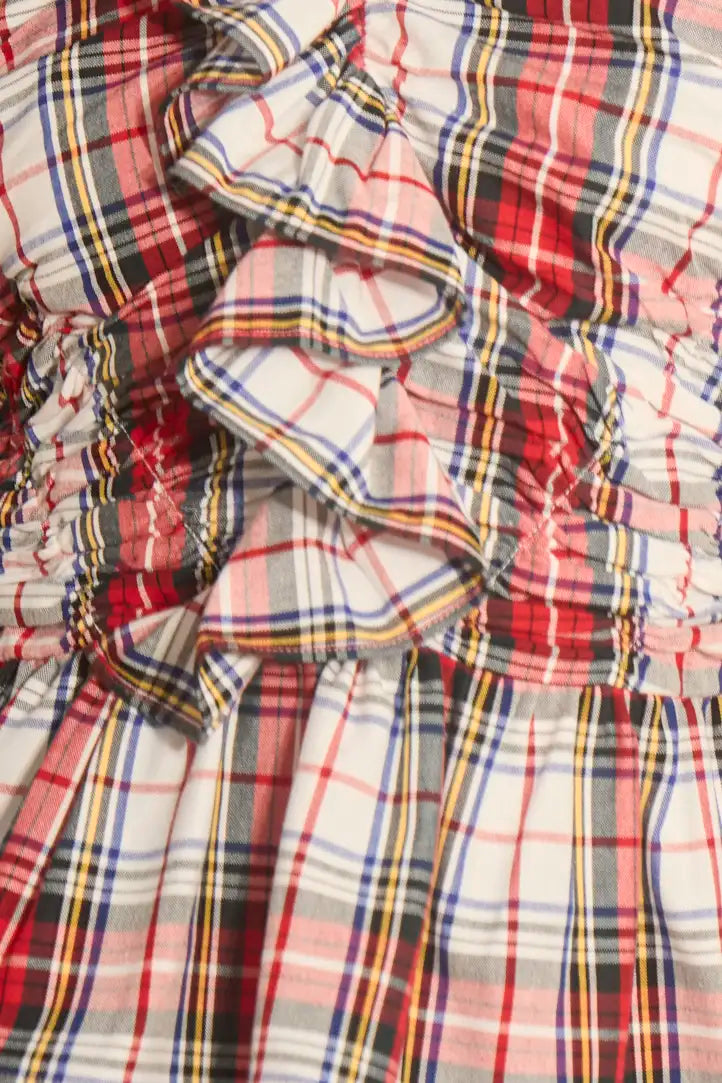 Hunter Bell Doering Top - Carlyle Plaid