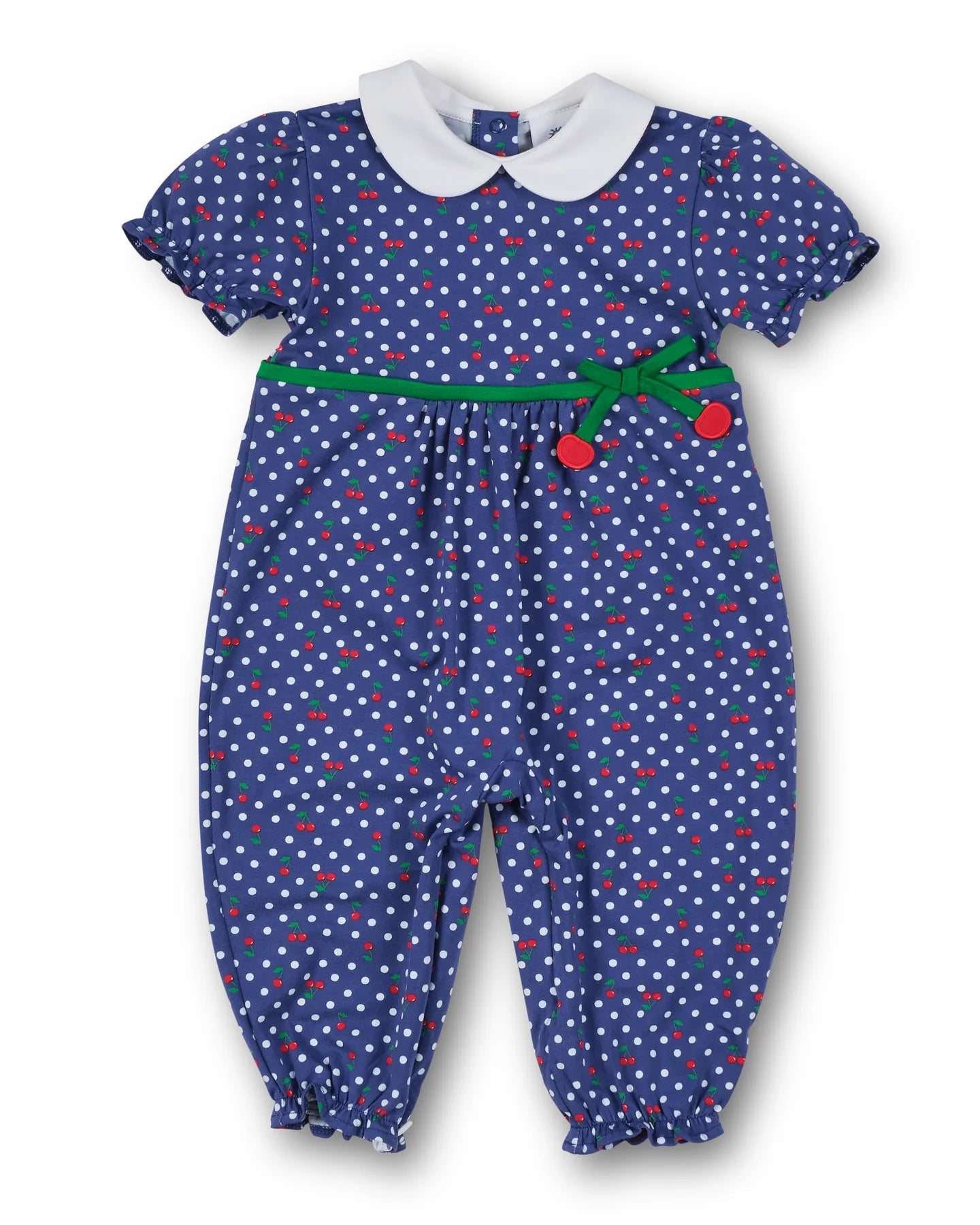Florence Eiseman Polka Dot Cherry Knit Longall