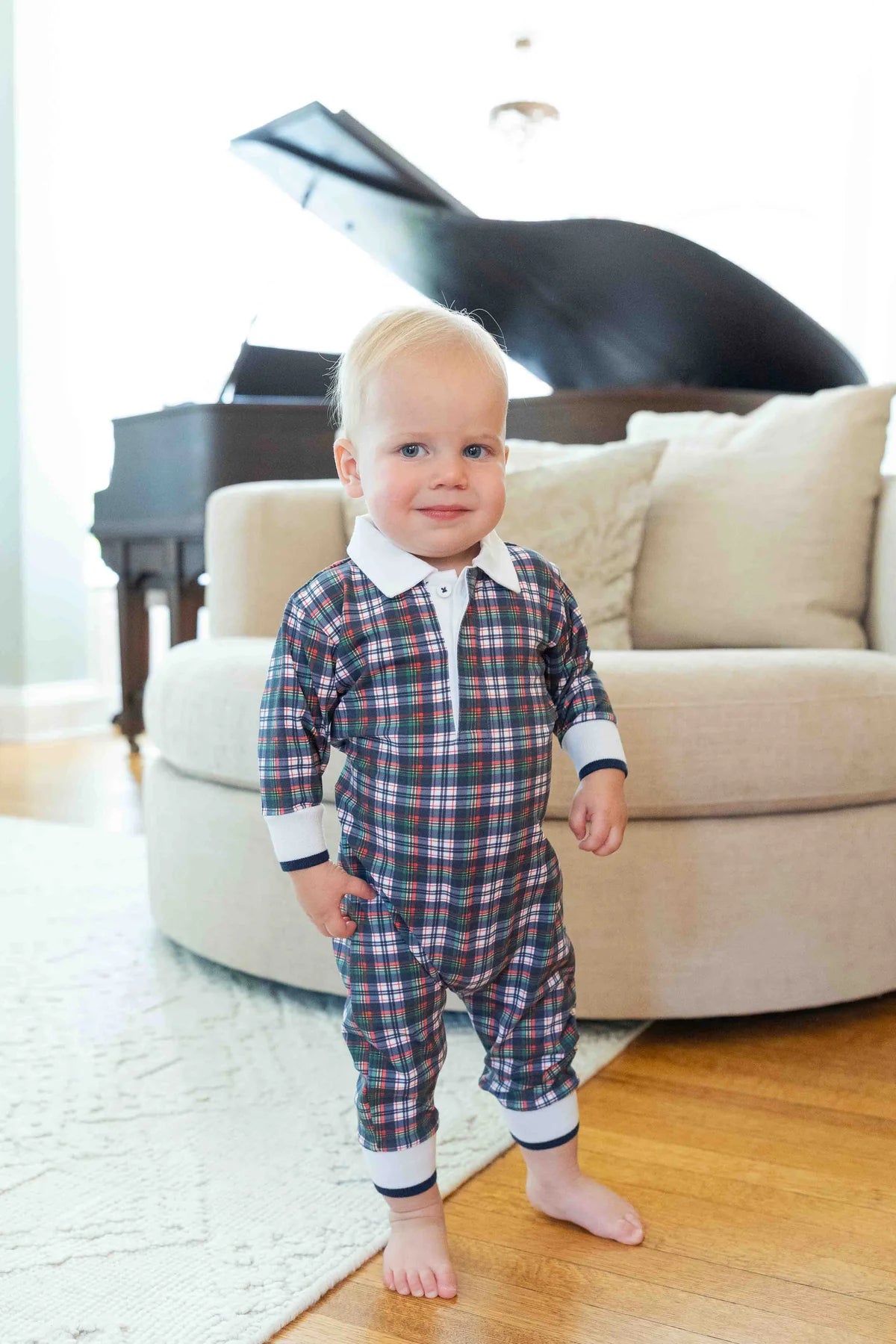 Florence Eiseman Plaid Knit Longall