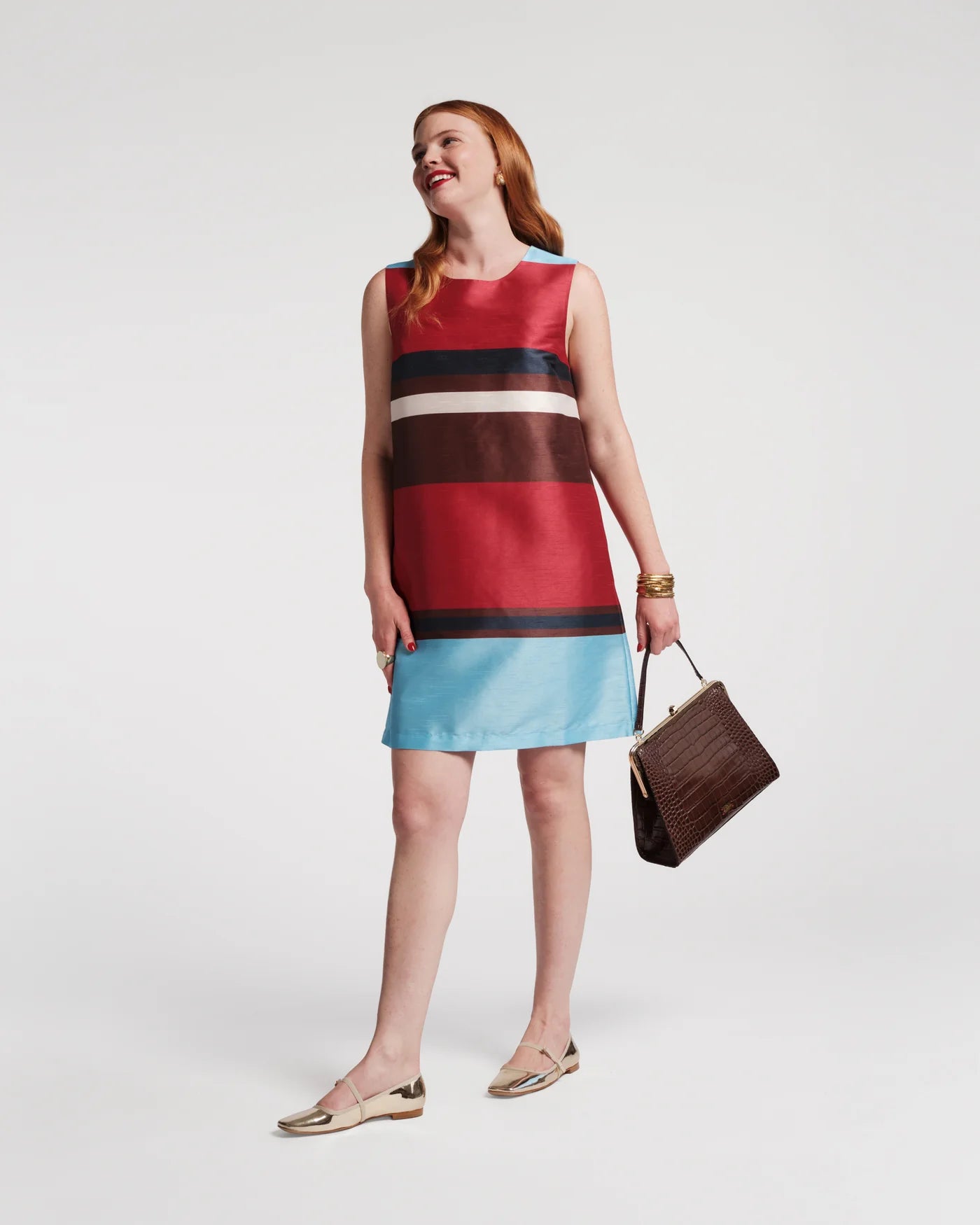 Frances Valentine Sylvie Shift Dress - Sublime Stripe
