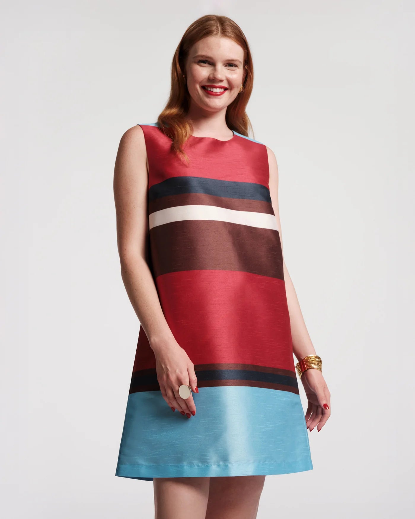 Frances Valentine Sylvie Shift Dress - Sublime Stripe