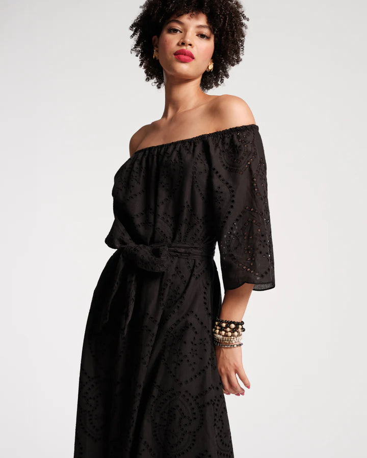 Frances Valentine Coco Midi Dress - Black