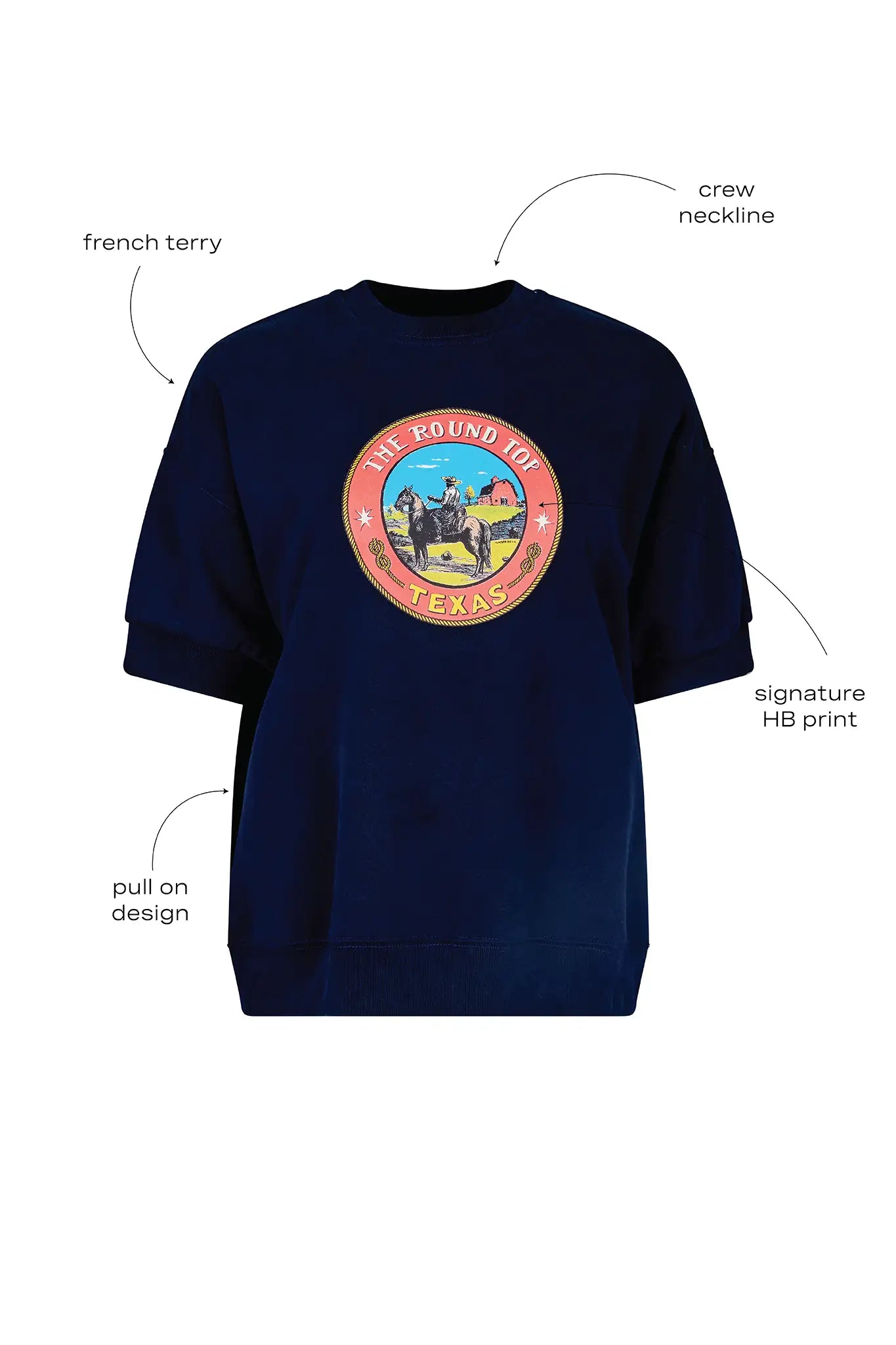 Hunter Bell Graphic Sweatshirt - Roundtop of Texas