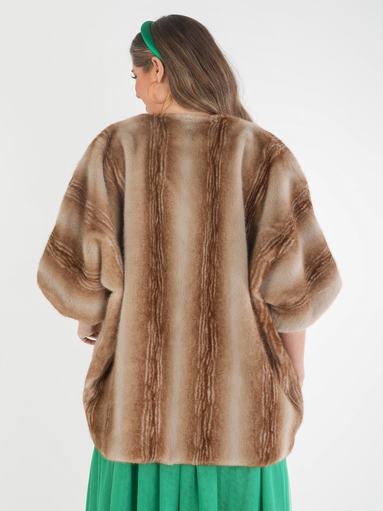 Emily McCarthy Coco Cape - Faux Fur