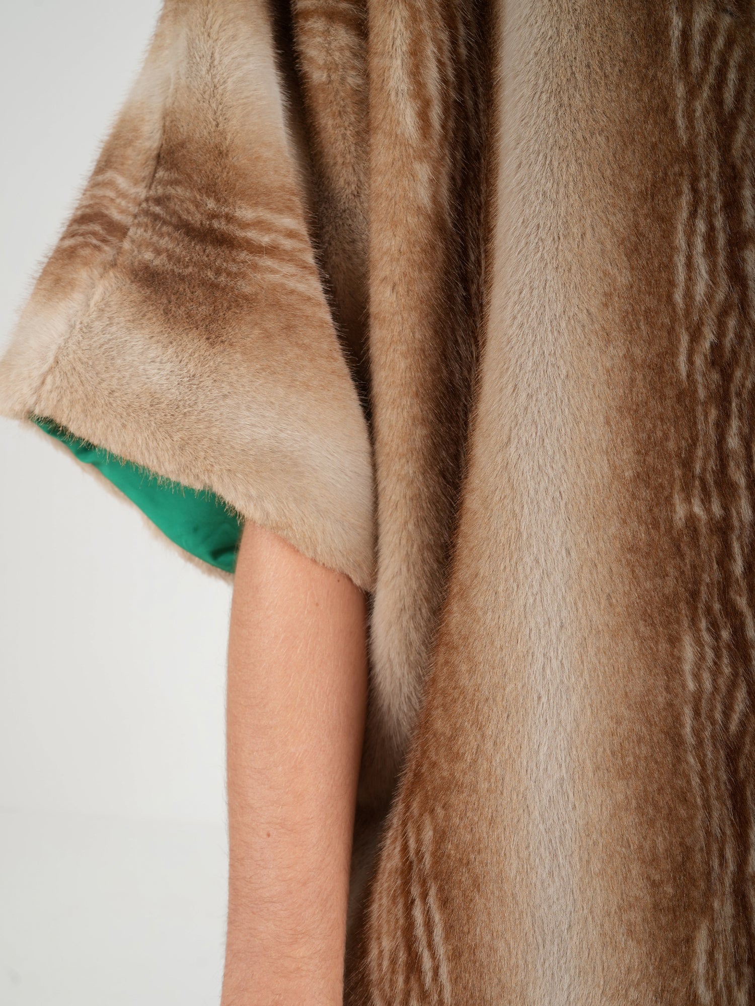 Emily McCarthy Coco Cape - Faux Fur