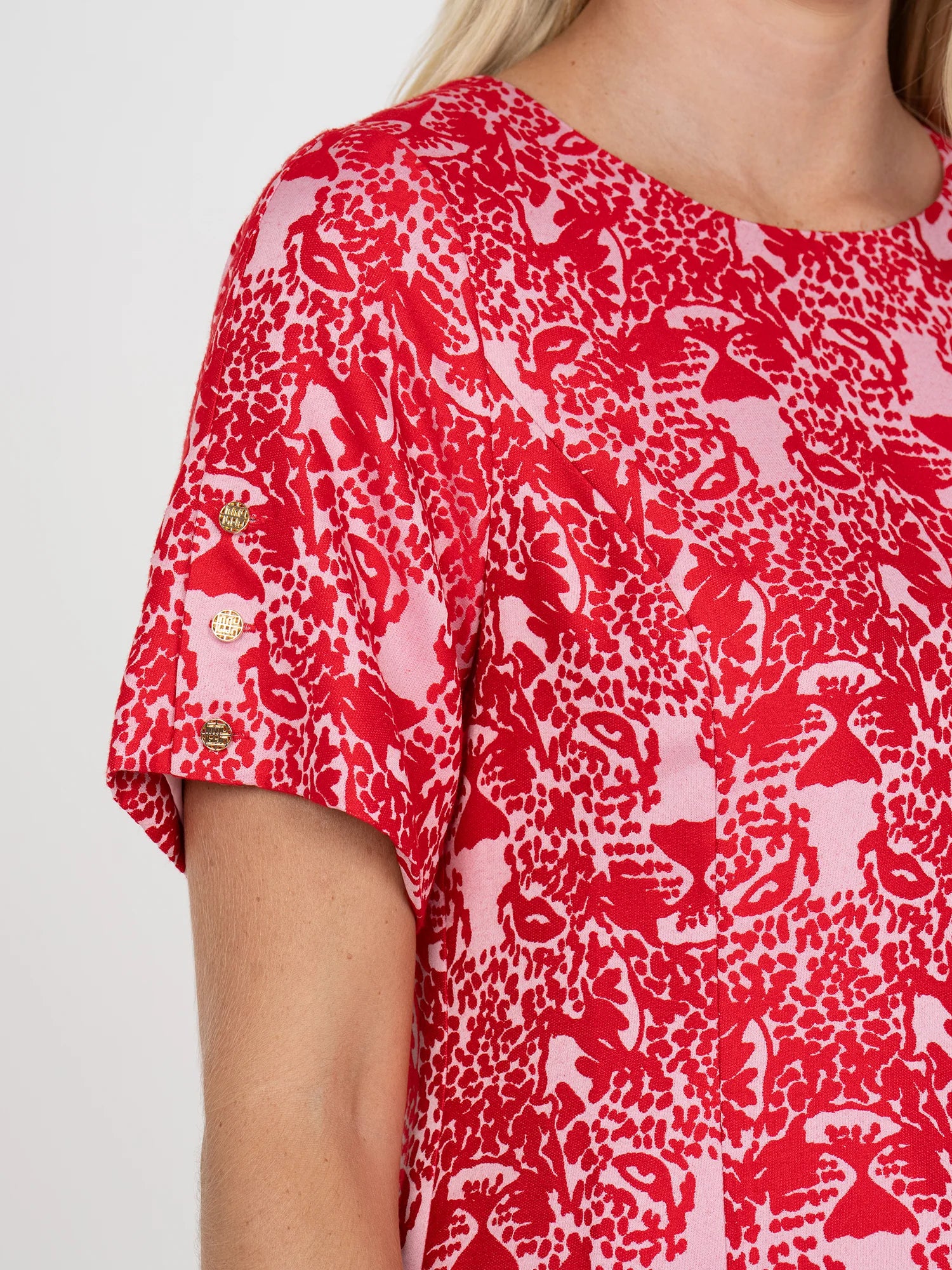 Emily McCarthy Royale Shift Dress - Cheeky Cheetah