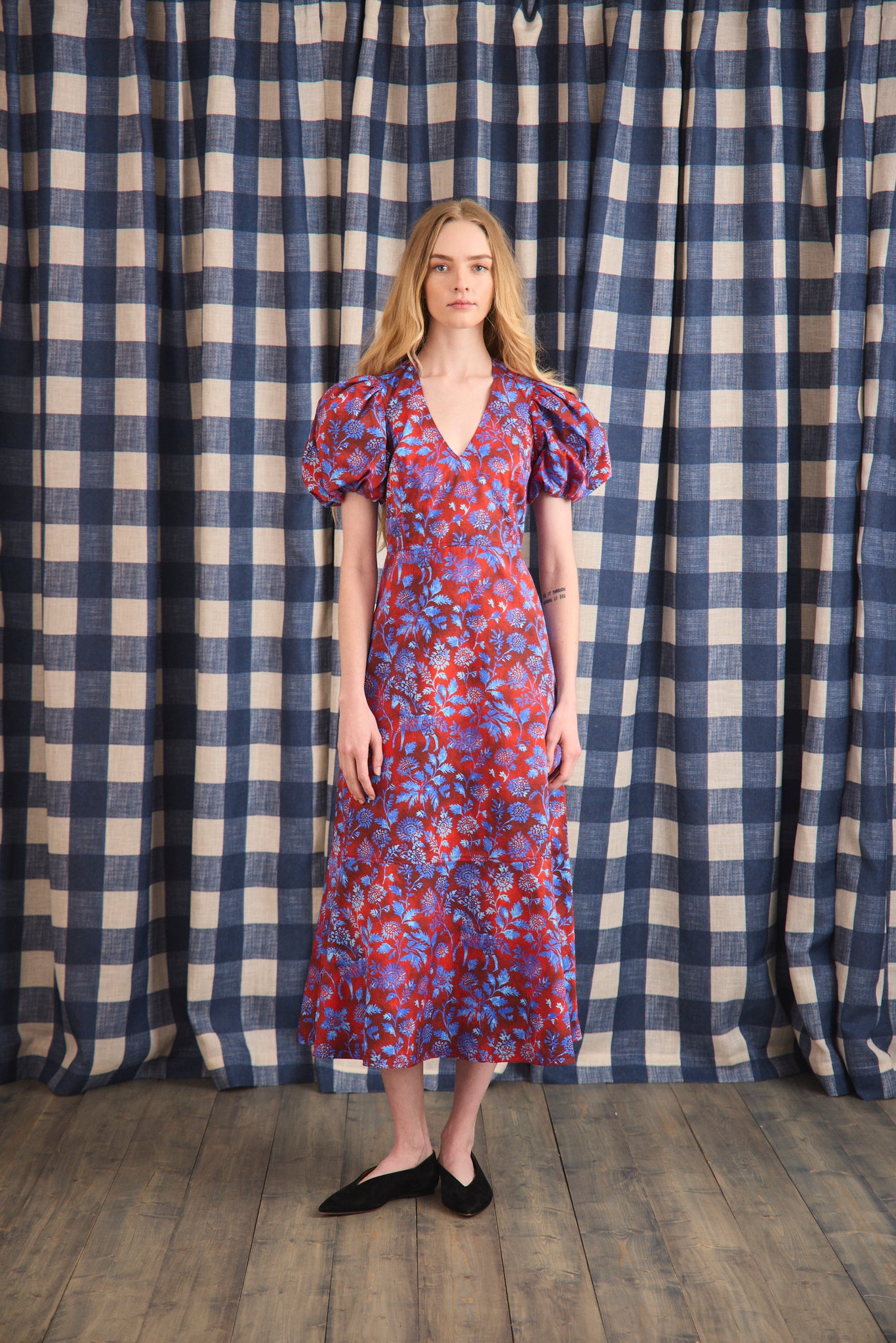 Hunter Bell Harrison Dress - Crimson Canyon