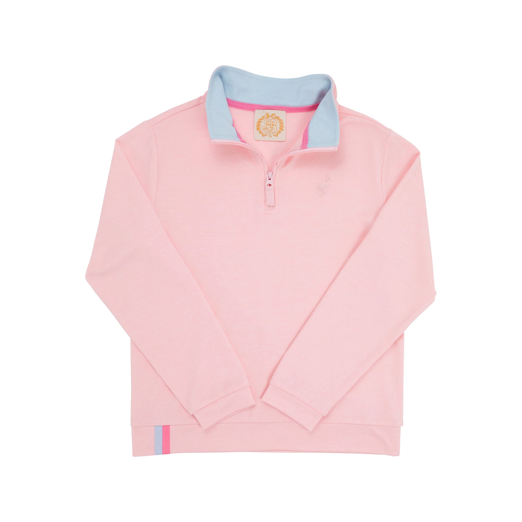 The Beaufort Bonnet Company Preplectic™ Hayword Half Zip - Palm Beach Pink