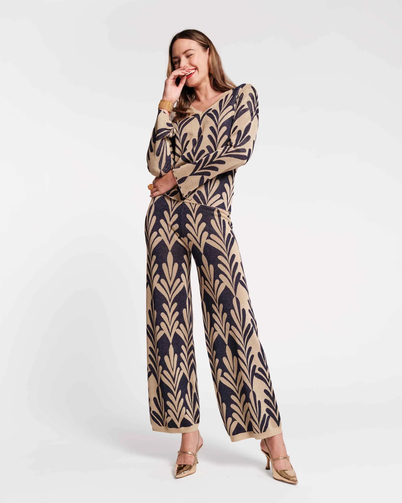 Frances Valentine Dakota Pant - Royal Palm