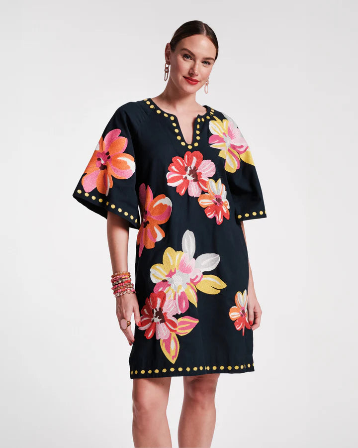 Frances Valentine Charming Caftan Mini - Sun Floral