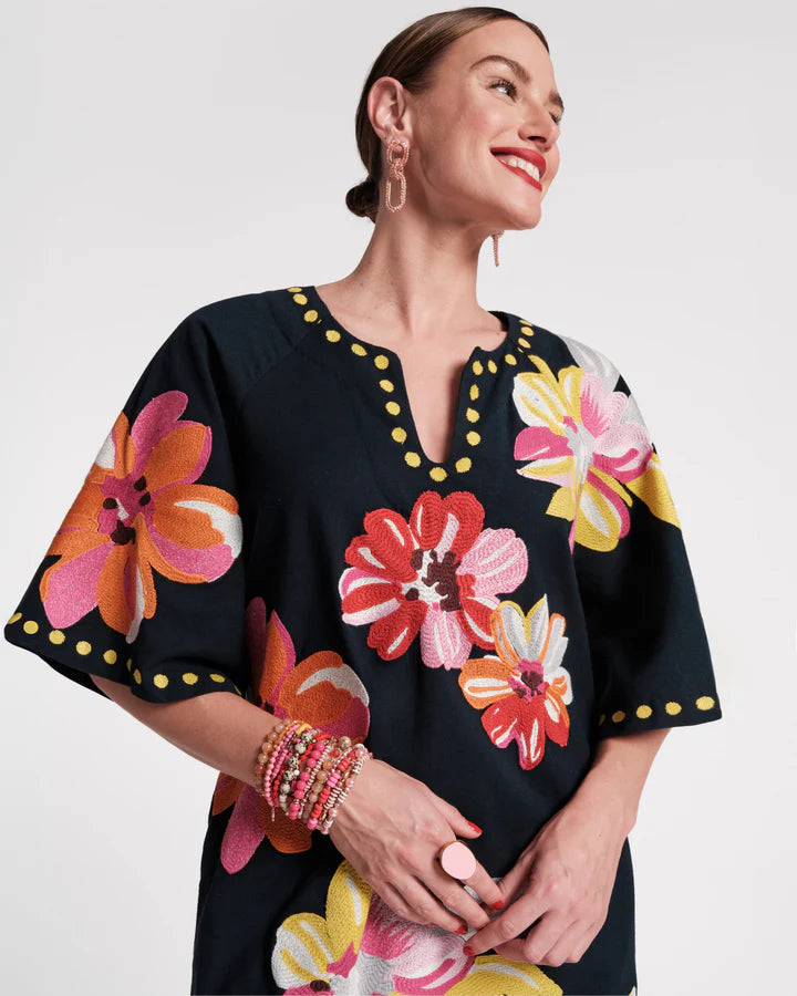 Frances Valentine Charming Caftan Mini - Sun Floral