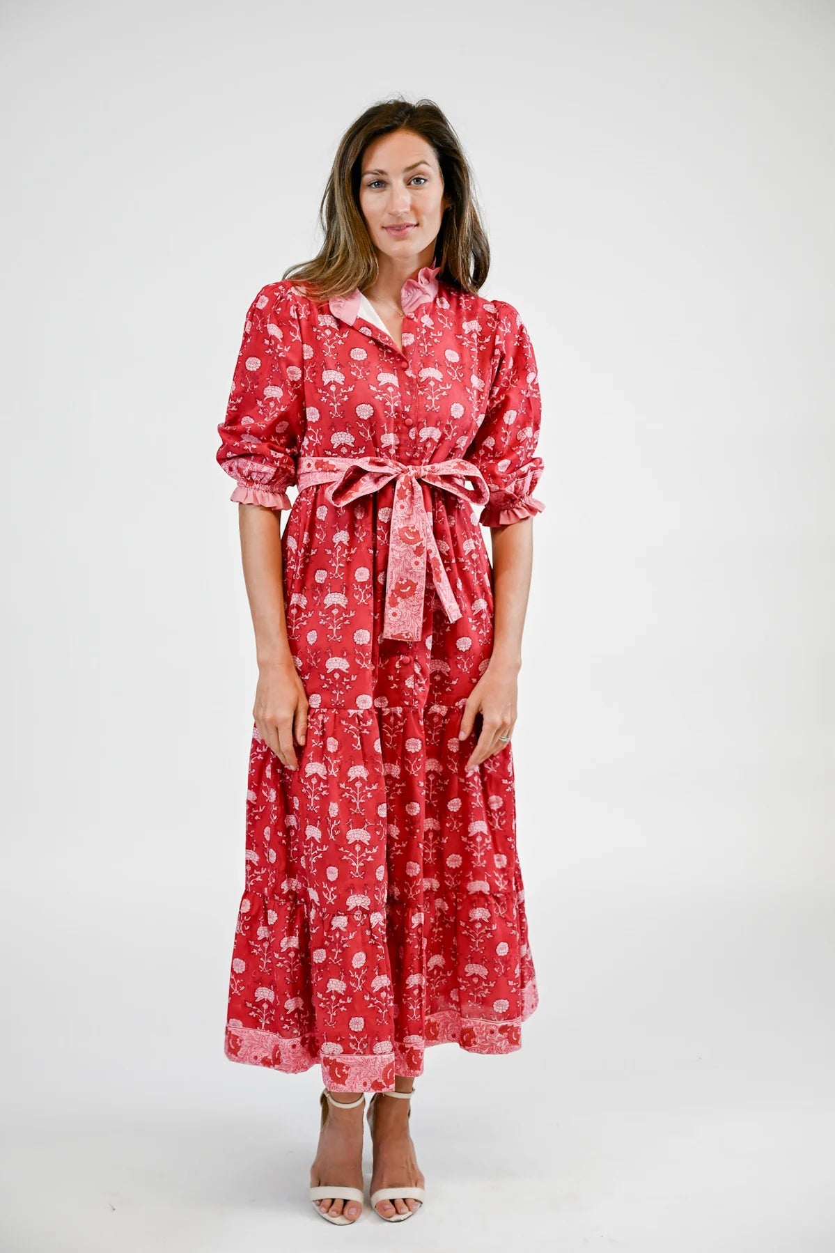 Victoria Dunn Brooke Dress - Merlot