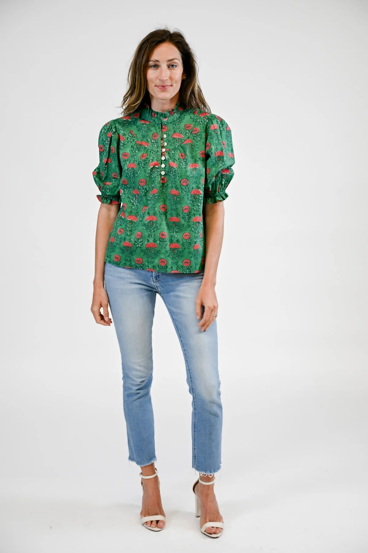 Victoria Dunn Ellie Blouse - Woodland
