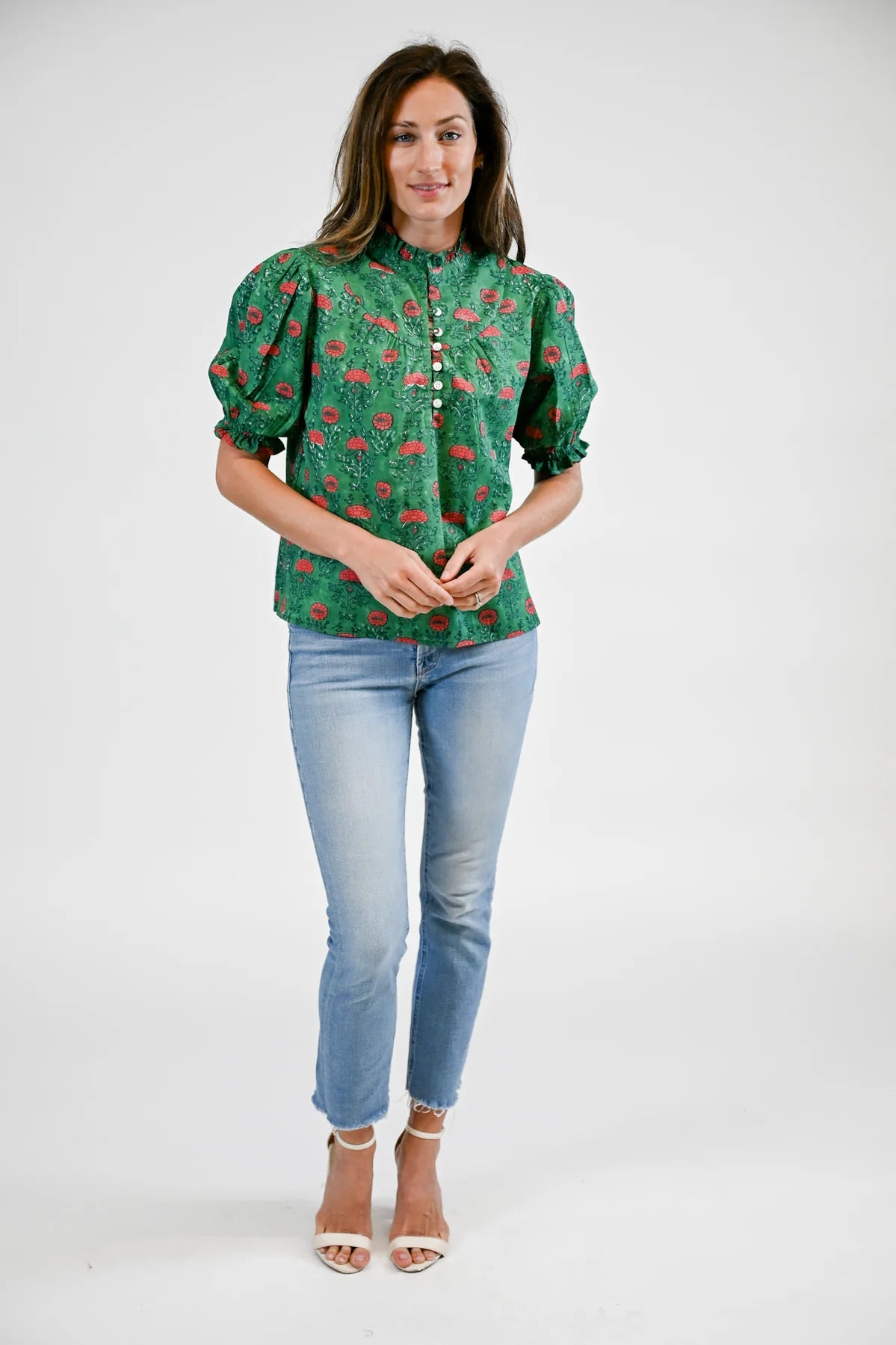 Victoria Dunn Ellie Blouse - Woodland