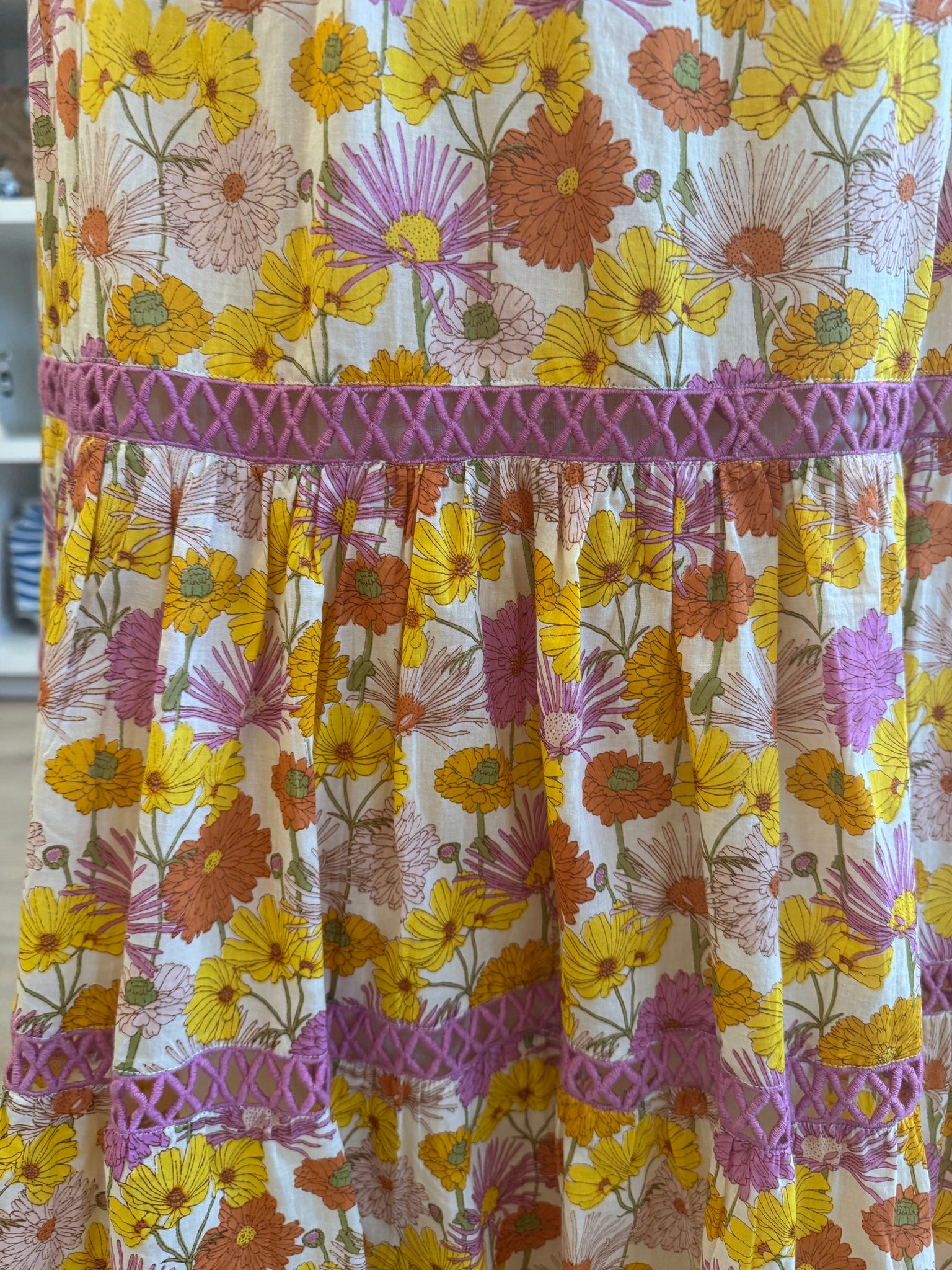 Olivia James Izzy Skirt Dress - Blooming Golden