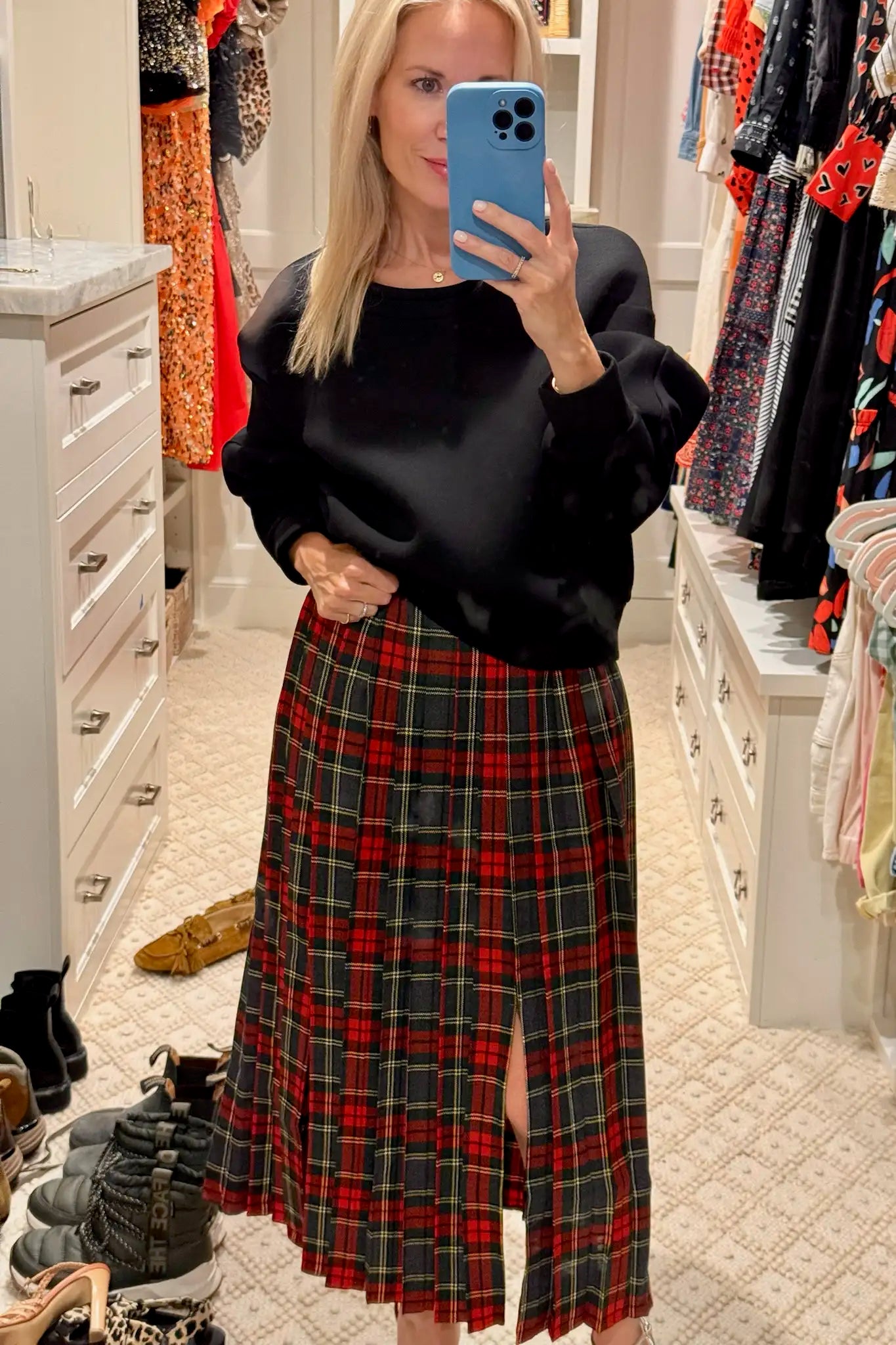 Hunter Bell Dominic Skirt - Bemelmans Plaid