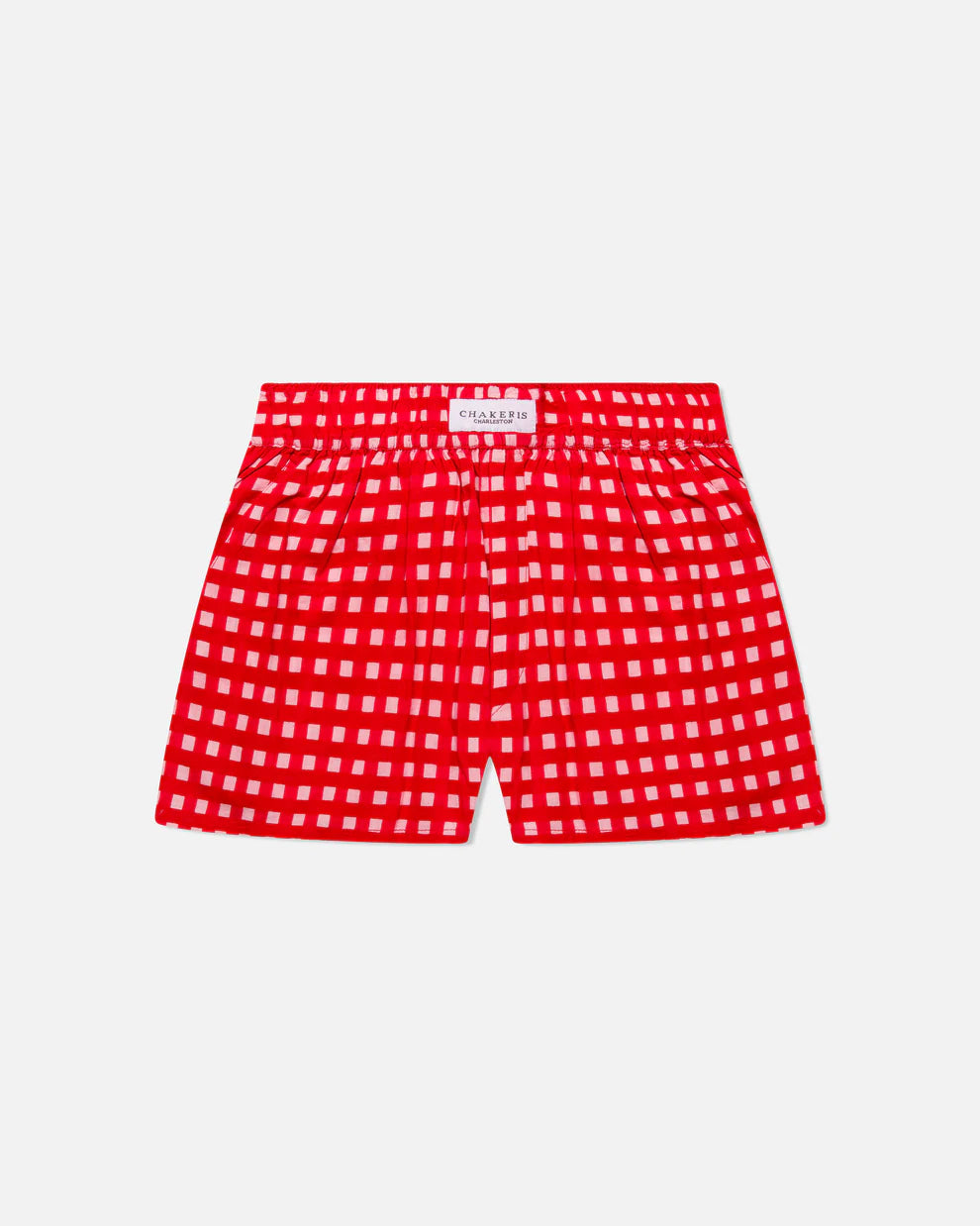 Chakeris Charleston Short - Red Checkered