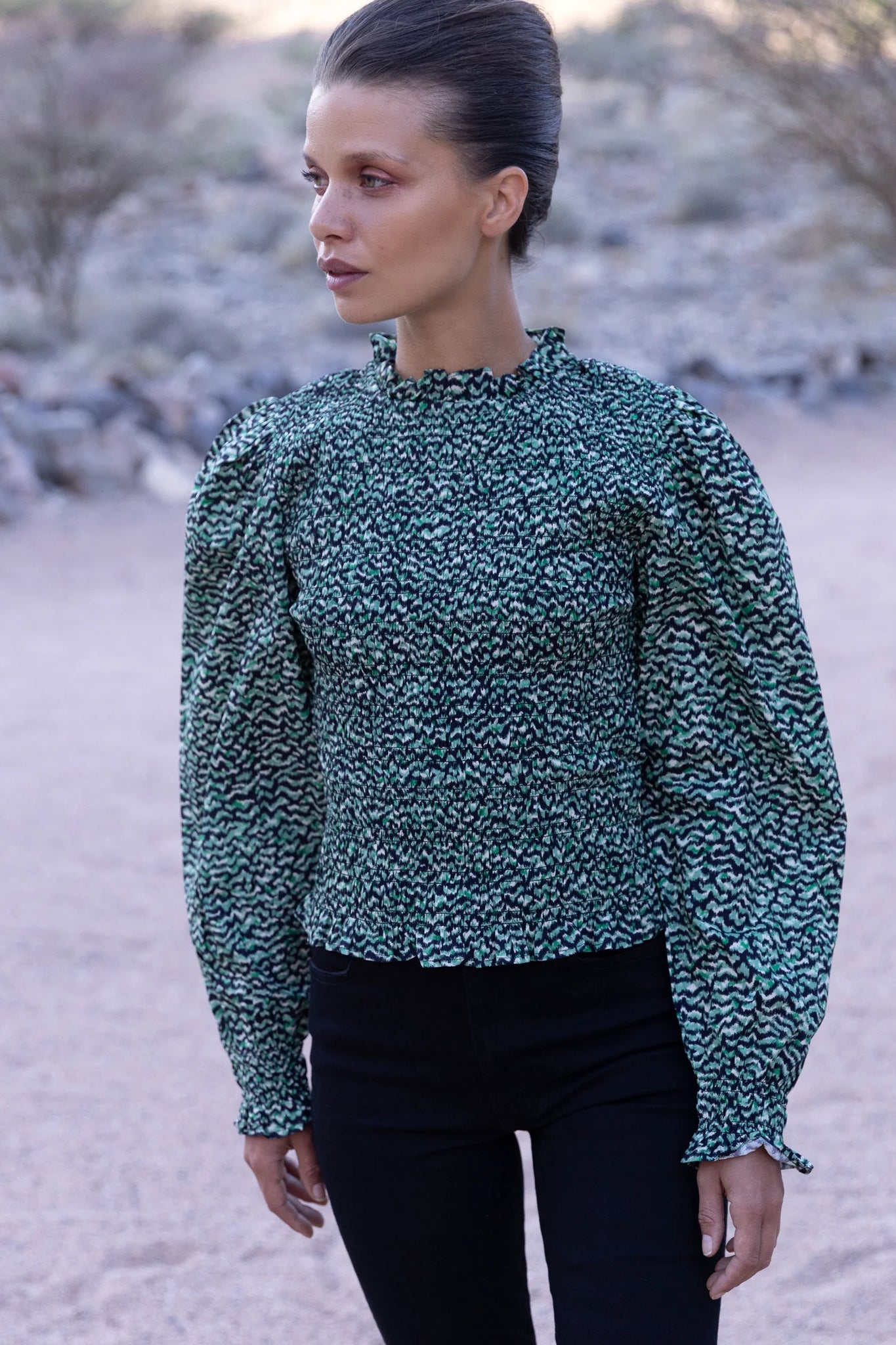 Oliphant Willow Top - Jag Green