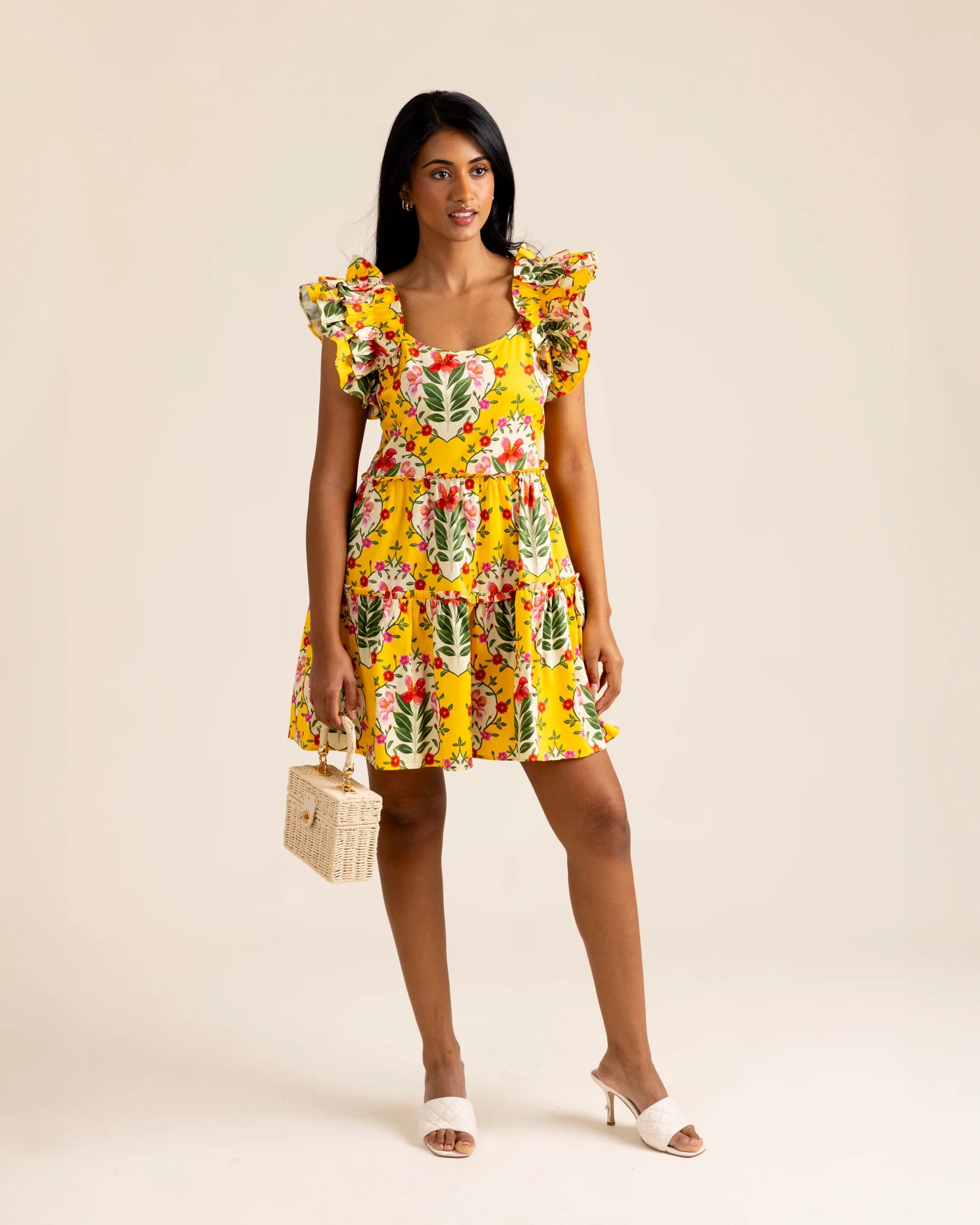 Alden Adair Amora Dress - Yellow Bouquet