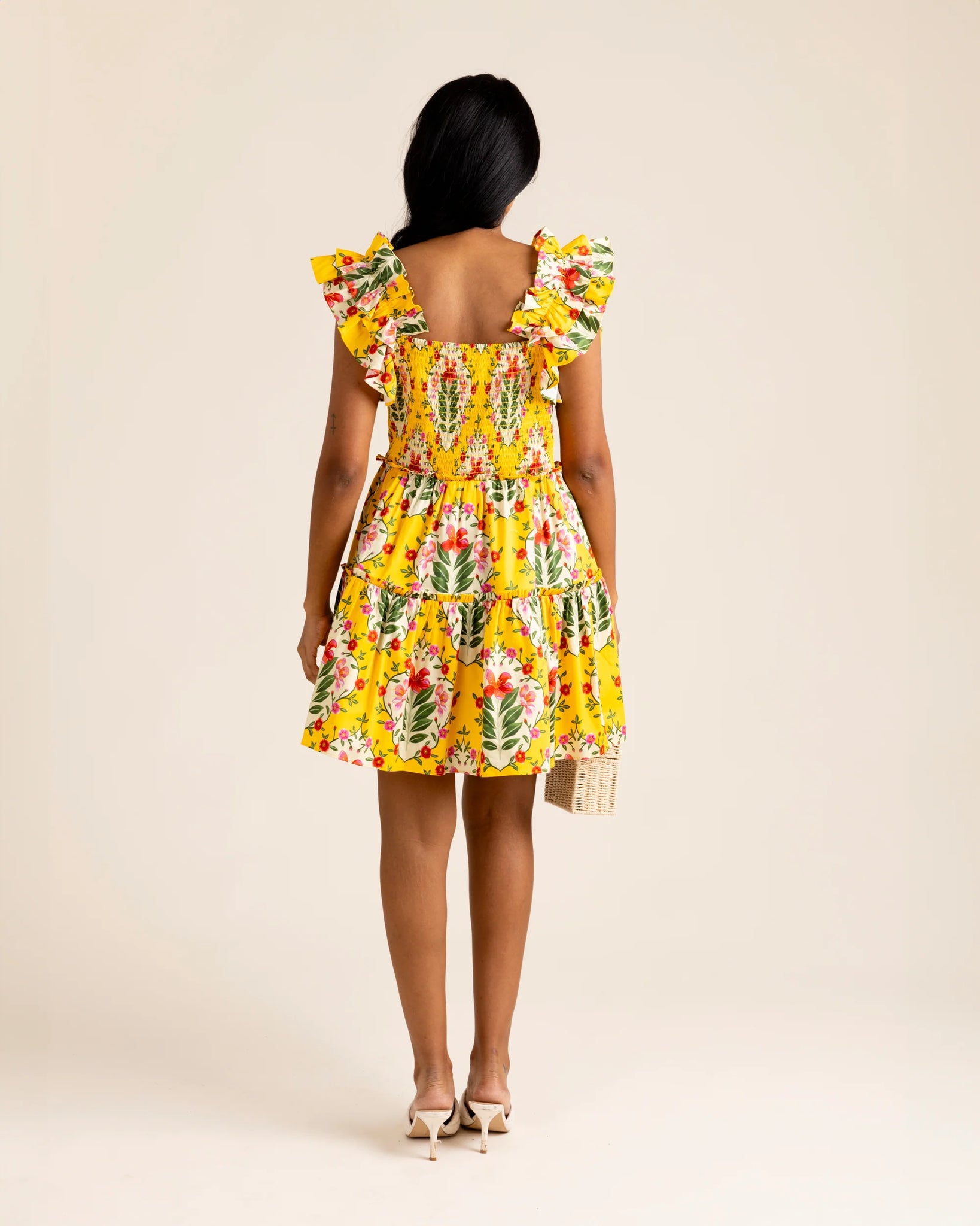 Alden Adair Amora Dress - Yellow Bouquet