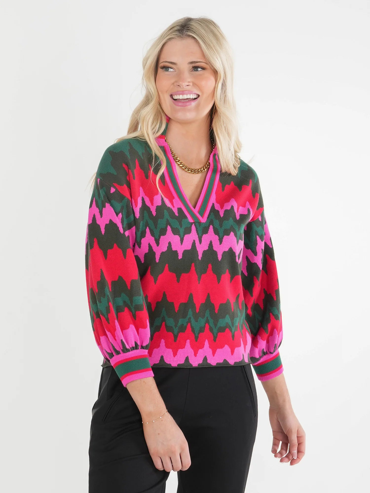 Emily McCarthy Lolli Sweater - Ruby Ripple