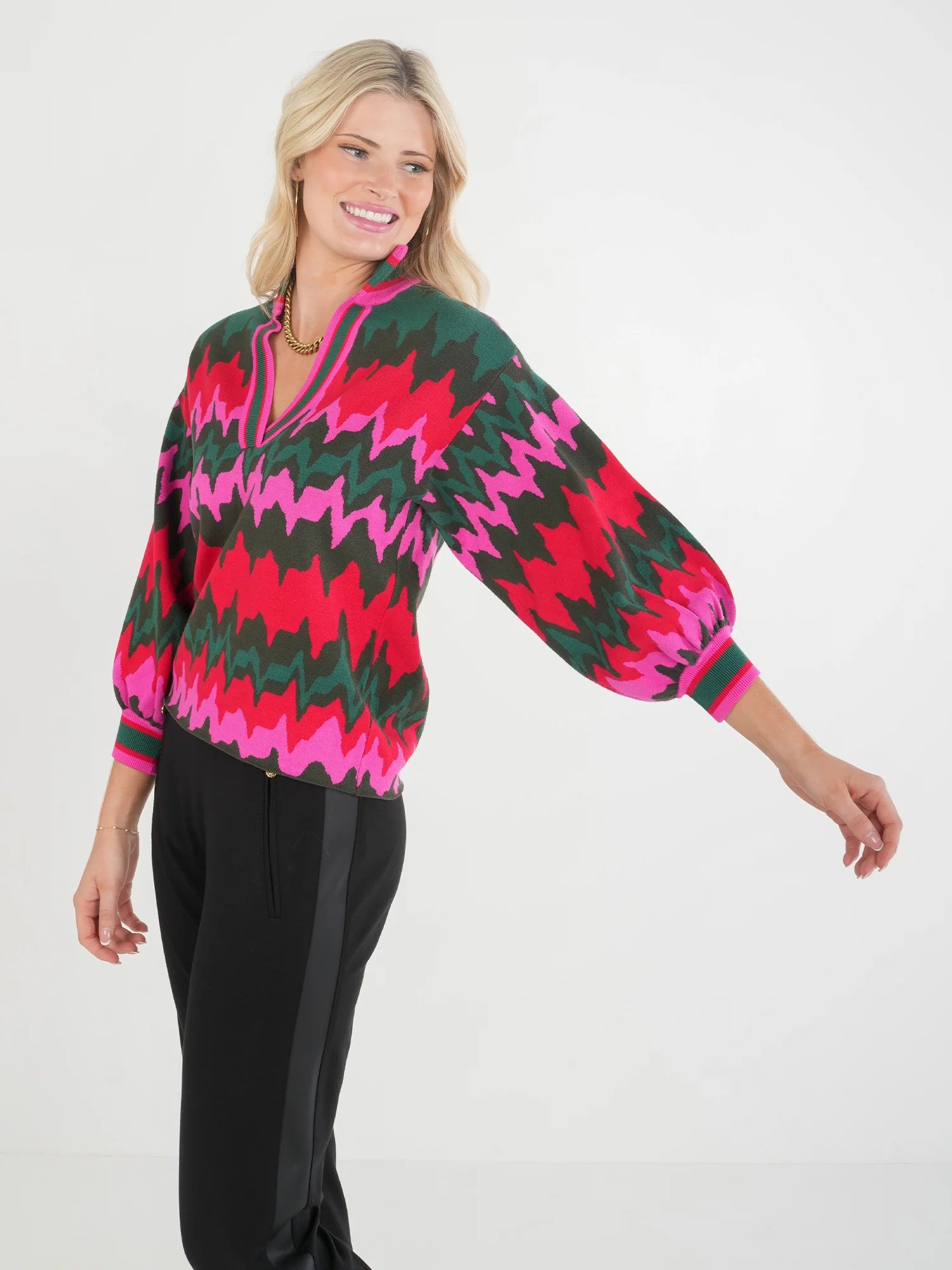 Emily McCarthy Lolli Sweater - Ruby Ripple