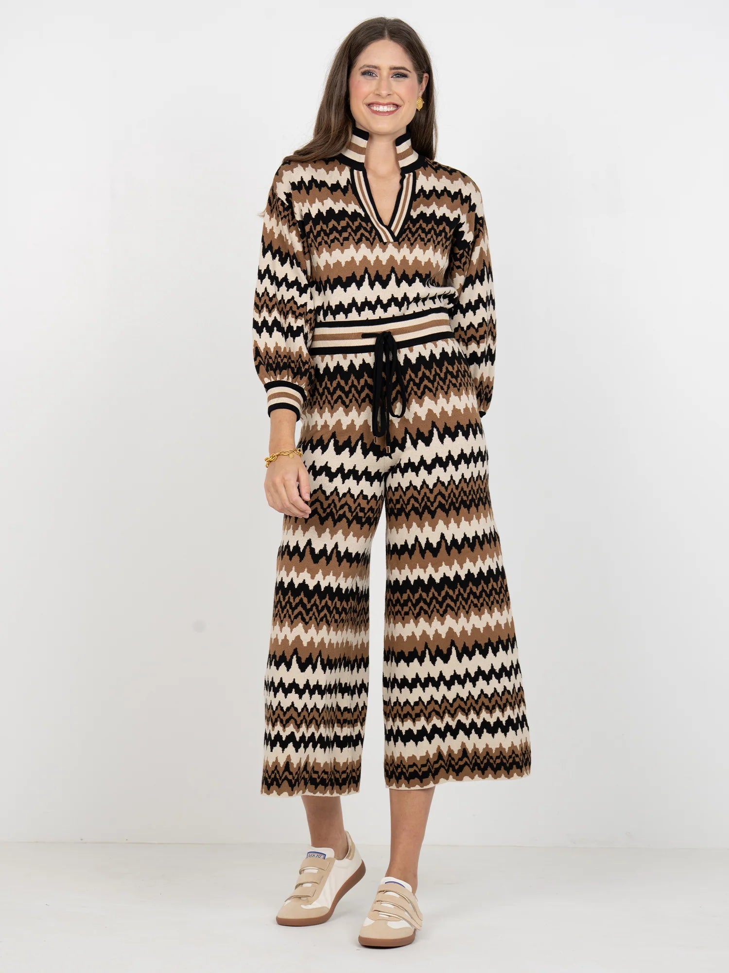 Emily McCarthy Teddy Crop Trouser - Mocha Mirage