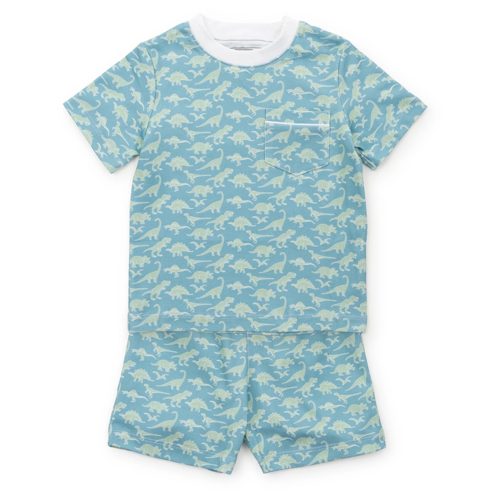 Lila + Hayes Charles Short Set - Dinosaur Dig