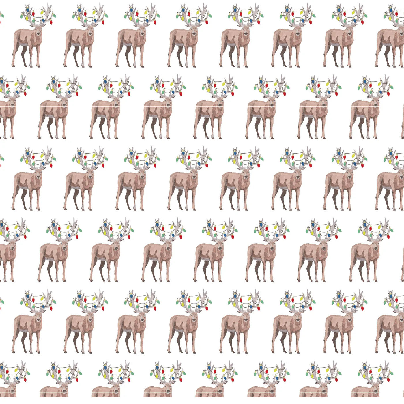 Lila + Hayes Parker Zipper Pajama - Festive Deer