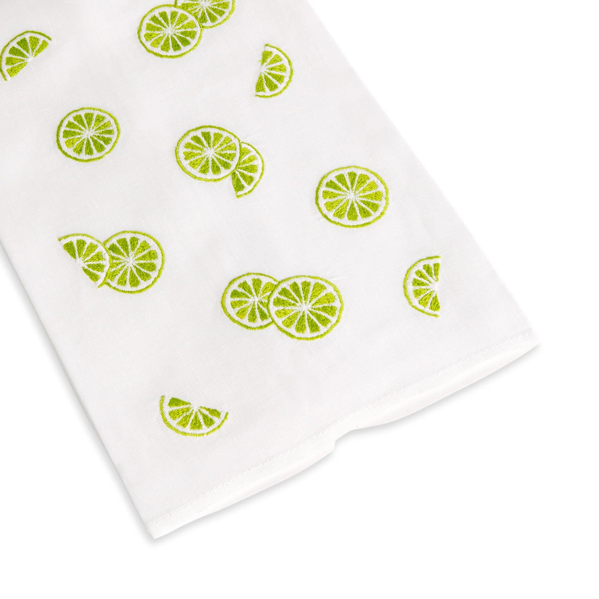 Haute Home Linens Lime Slice Tip Towel