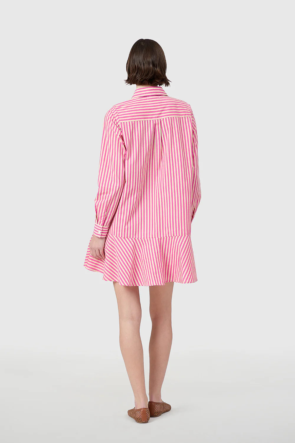 Livro Polly Dress - Raspberry Pinstripe