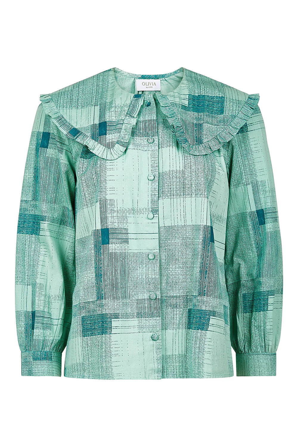 Olivia By Livro Liz Shirt - Blue Print