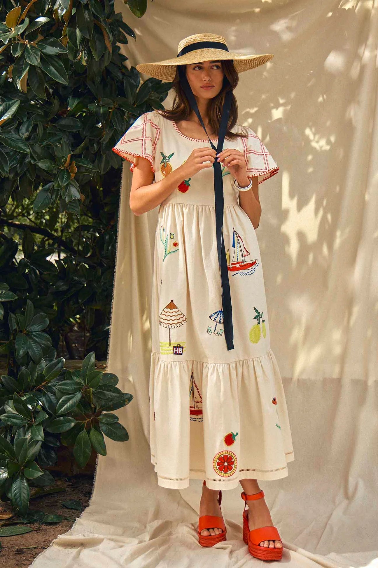 Hunter Bell Marley Dress - Summer Embroidery