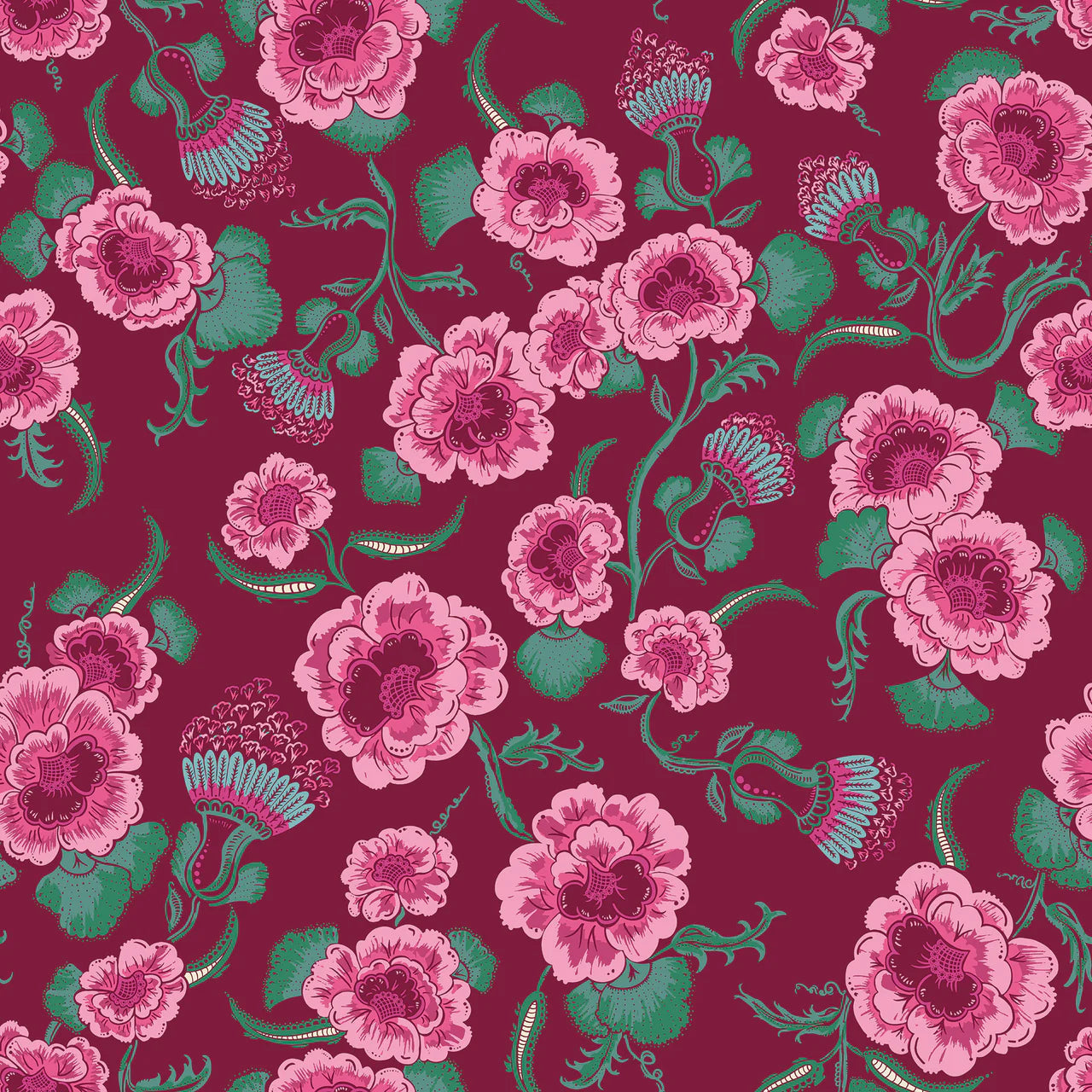 Sheridan French Eloise Dress Long Sleeve - Mulberry Flora