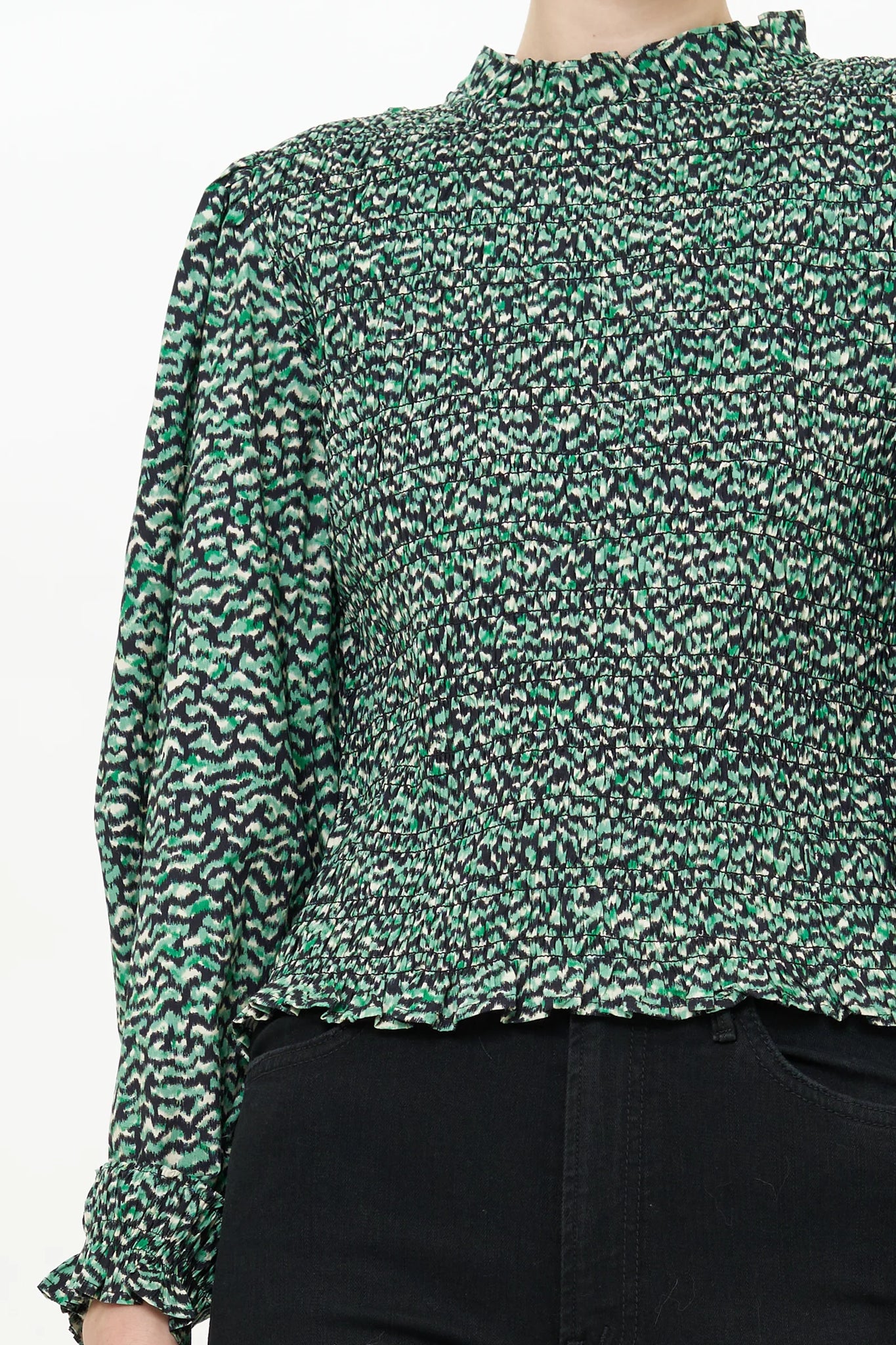 Oliphant Willow Top - Jag Green